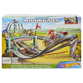 mario kart circuit track hot wheels
