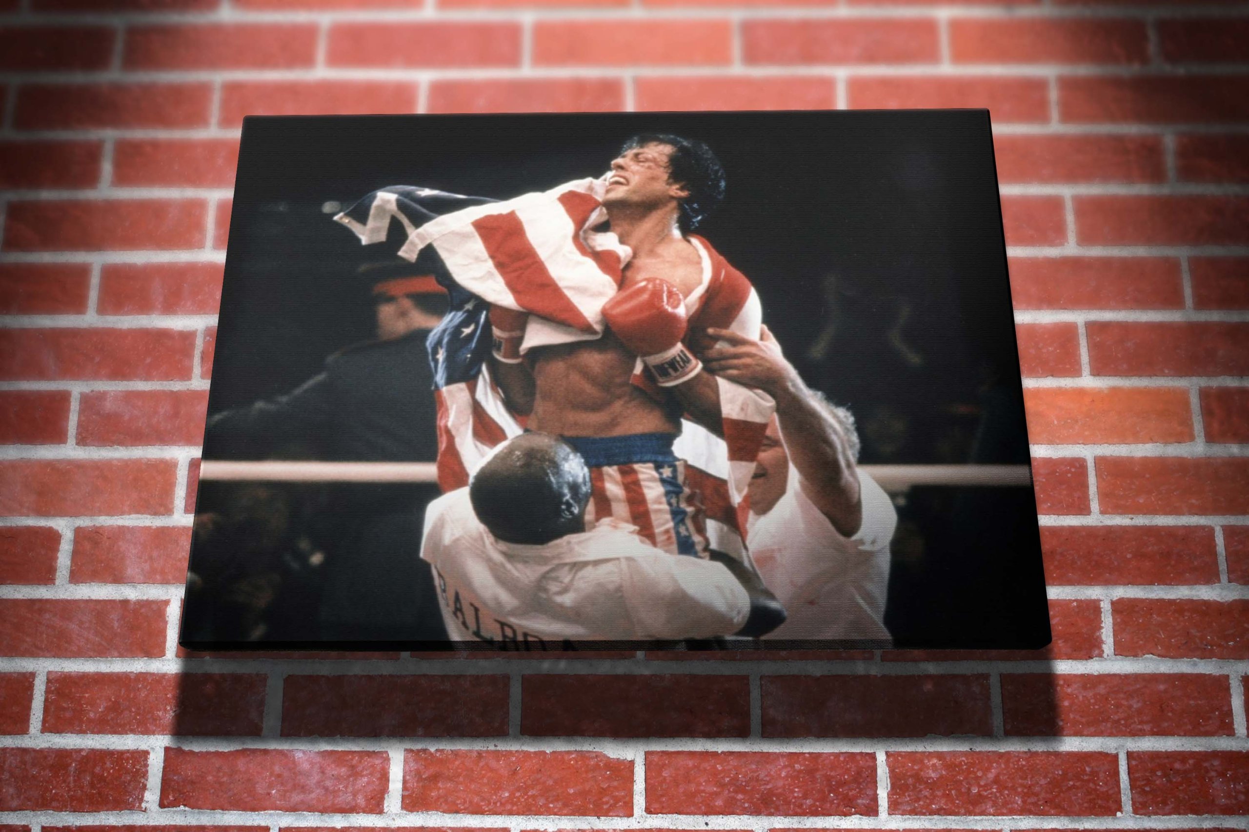 Rocky 4 Hollywood Movie Gallery Framed Canvas Art Picture Print