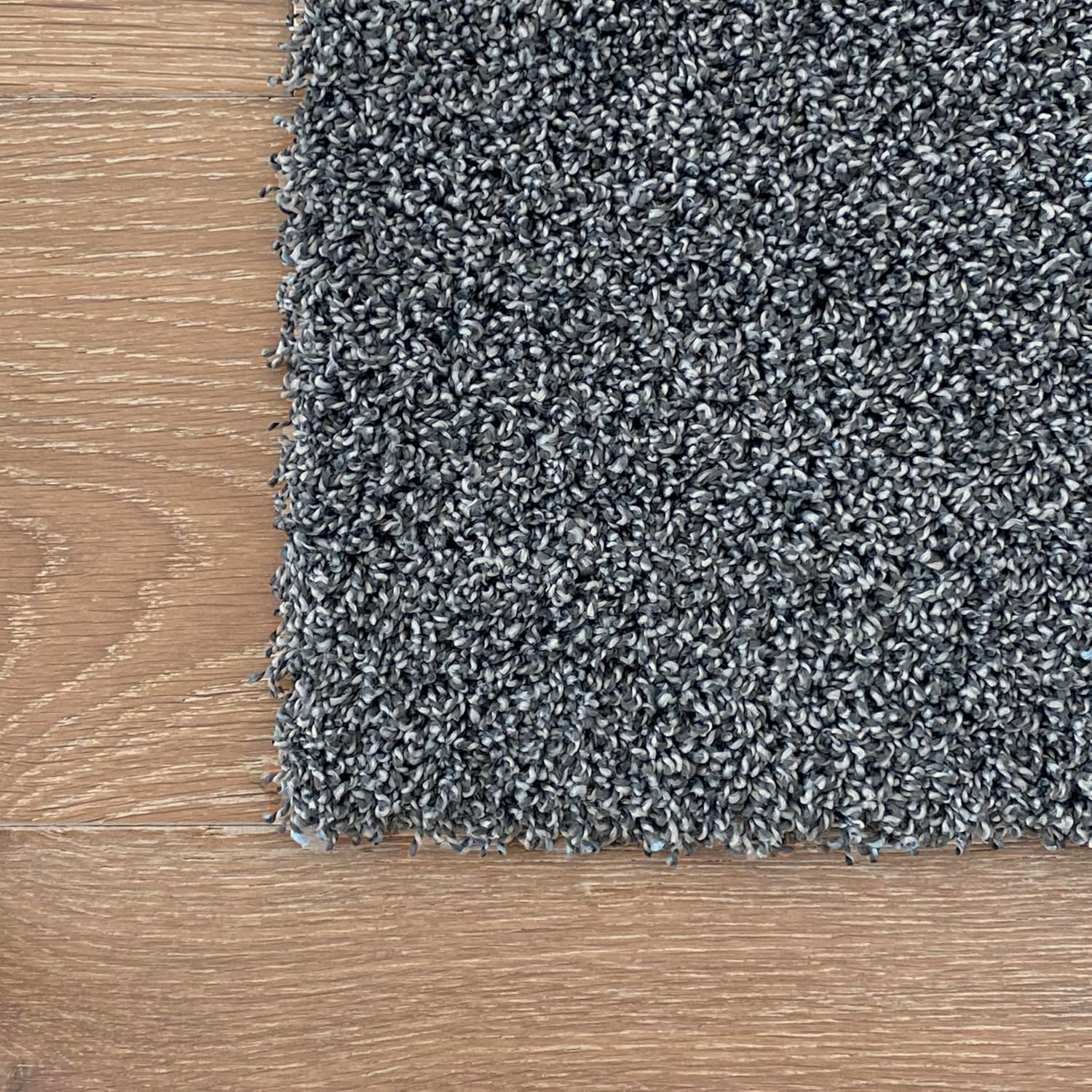 [8″ x 8″ Sample] Atelier Luxury Carpet Tiles/Squares – Plush – Dark Gray – DIY I…