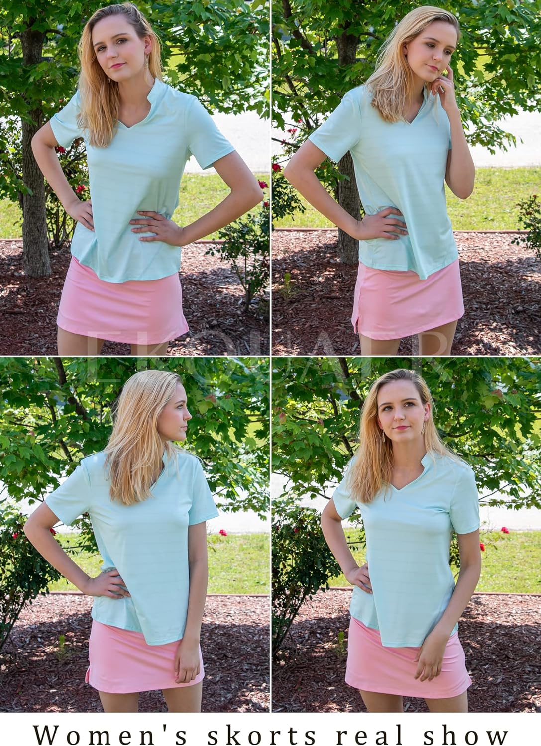 Ekouaer Women's Active Performance Skort Lightweight Skirt for Running Tennis Golf Workout Sports - Image 5