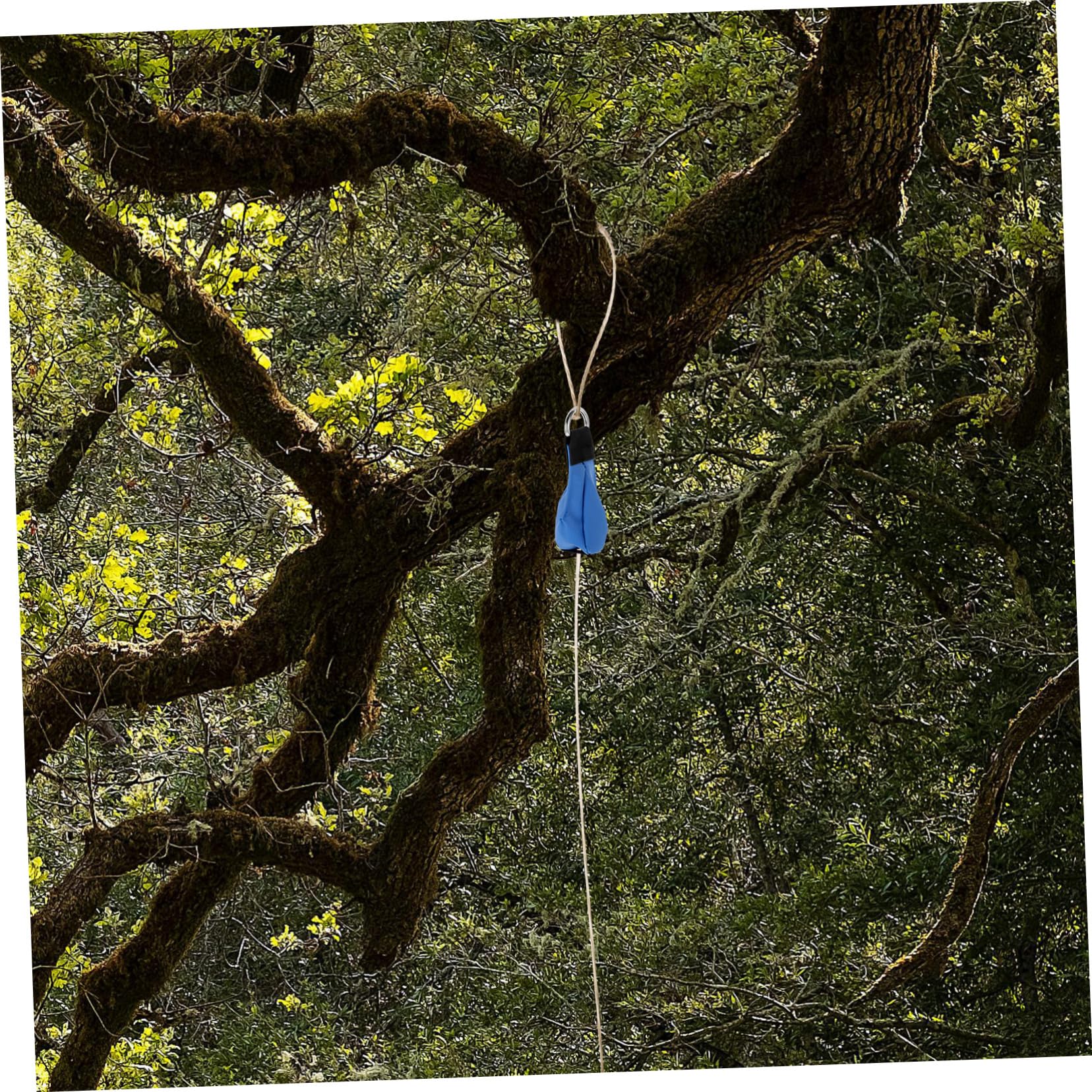 Professional Rock Climbing Throw Bag Compact Climbing Gear Stainless Steel Mesh Wear-resistant Portable Daily Use