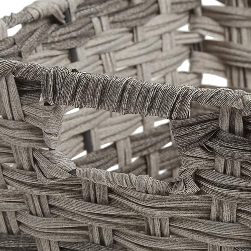 Miniatura 3 de Whitmor Bolso pequeño Split Rattique Gray Wash