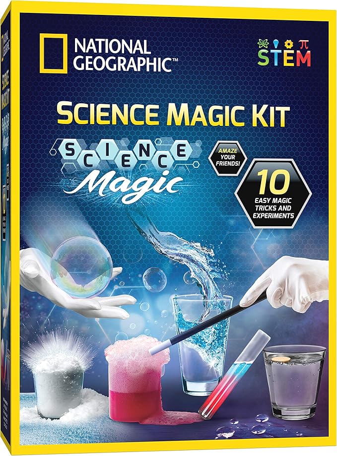 NATIONAL GEOGRAPHIC Magic Chemistry Set Perform 10