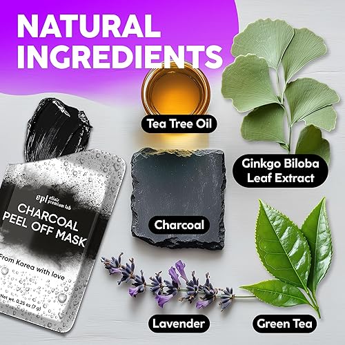 Miniatura 4 de Mascarilla coreana para eliminar puntos negros, máscara facial de carbón activado para mujeres y hombres, removedor de cabeza negra para cara y