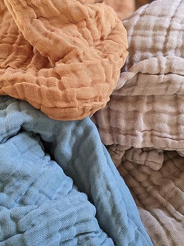 Miniatura 3 de Mommy Trails - Manta para bebé y niño pequeño, con certificación Oeko-TEX, 100% algodón orgánico (ColorGlacial Lake)