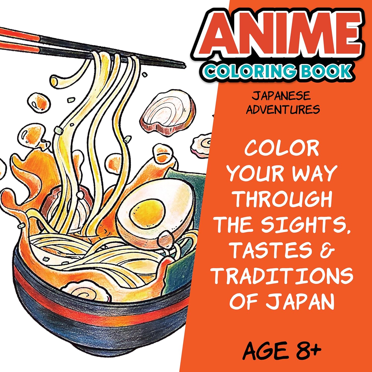 Faber-Castell Anime Drawing Kit: Japanese Adventures Edition | Step-by-Step Instruction Book with 20 Practice Pages, Color Pencil Set & Drawing Supplies for Kids, Spring Activities (1 Book)