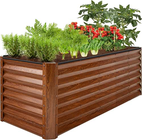 Best Choice Products 8x2x2ft Outdoor Metal Raised Garden Bed, Rectangular