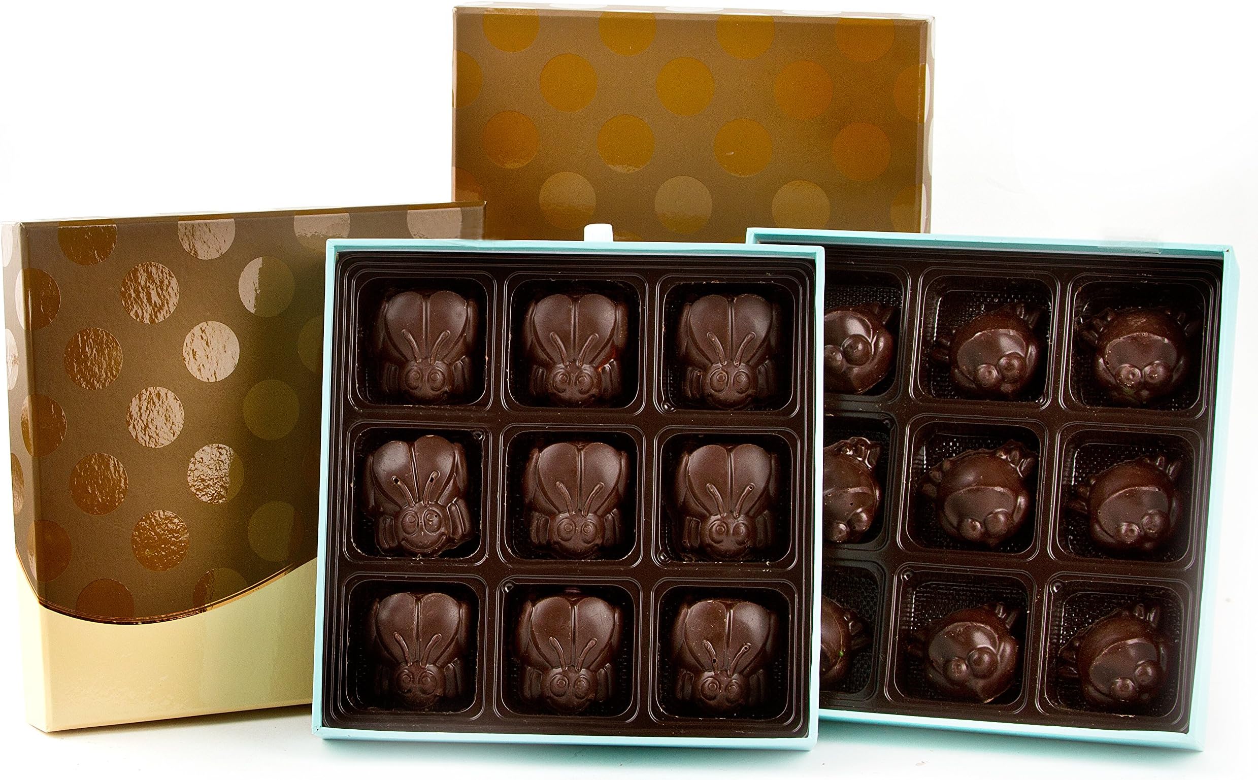 Passover Chocolate Frog and Locust Set Gift Box Set - Oh! Nuts