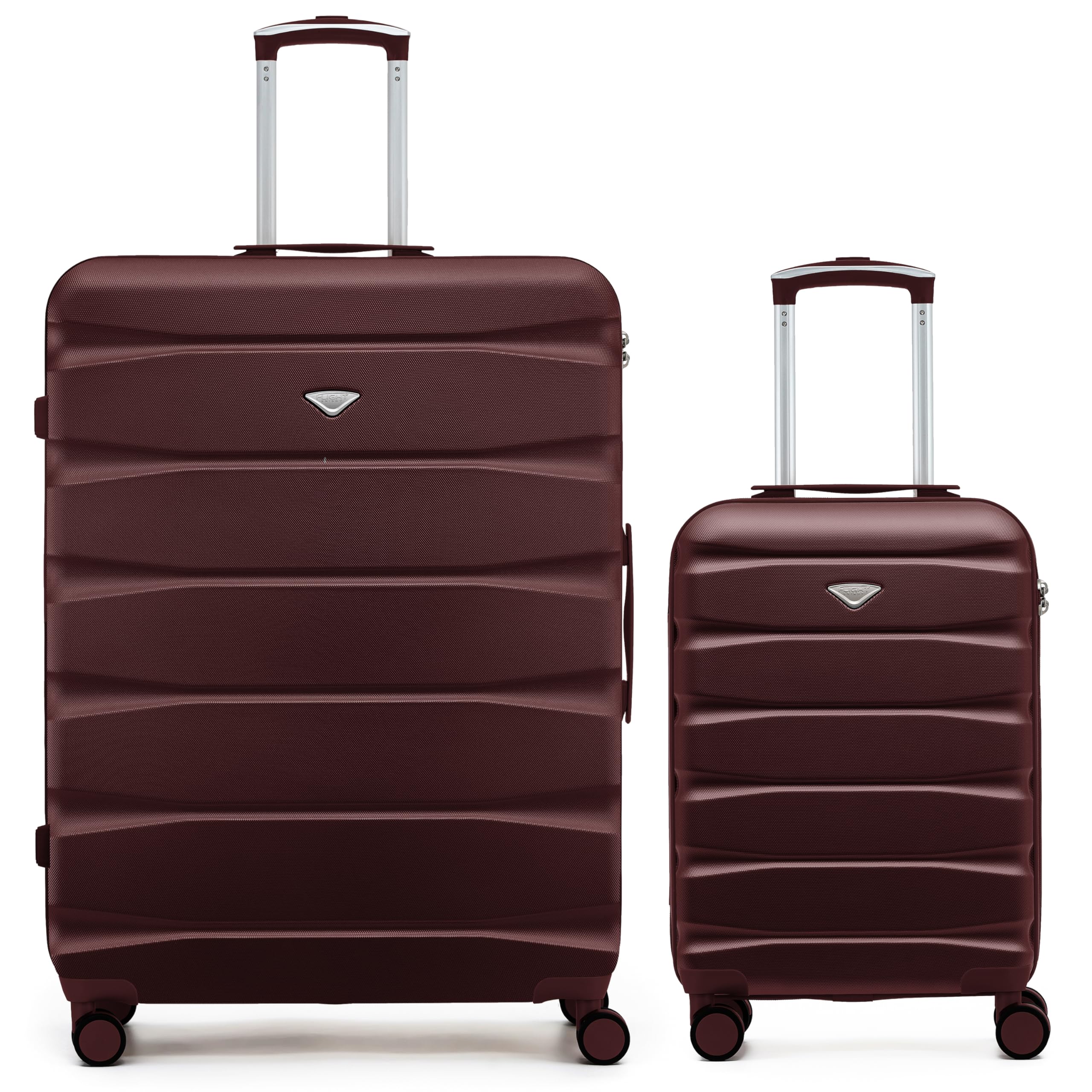 Flight Knight Underseat Cabin Suitcase 45x36x20cm | Free Hand Luggage for EasyJet & Wizz Air | Lightweight ABS Hard Shell with 8 Silent-Glide Spinner Wheels | Max Space Travel Bag — view 221