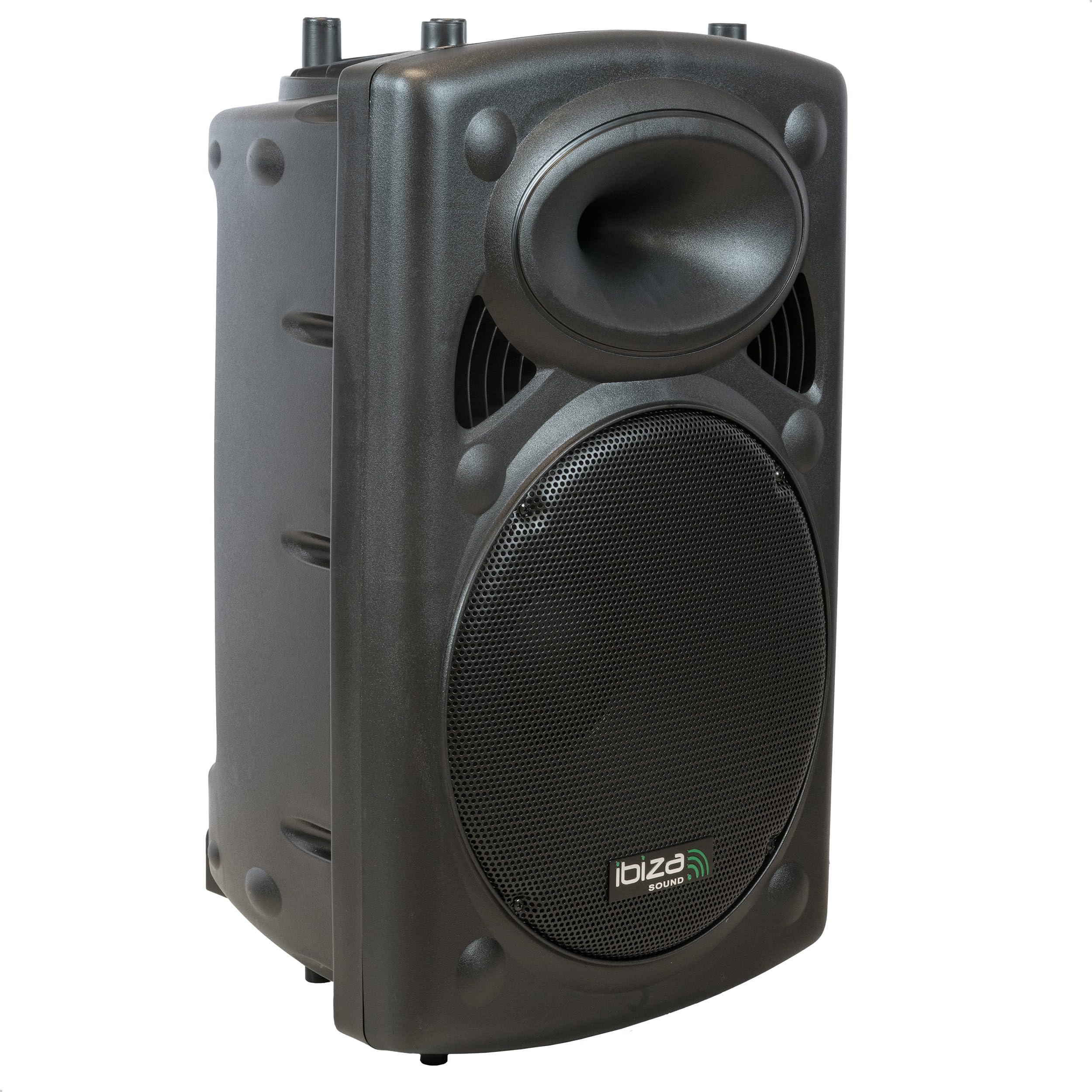 Ibiza - SLK15A-TWS- Enceinte Active Plug & Play de 15”/38cm, 800W avec amplificateur intégré - Bluetooth, USB, SD et AUX - Fonction TWS - Noir
