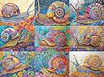 Cross & Glory - Festival of The Nine Birds - 1000 Piece Jigsaw Puzzle | Colourful Collage of Individual Bird Artwork | Vibrant and Unique | Superb Gift for Bird Enthusiasts