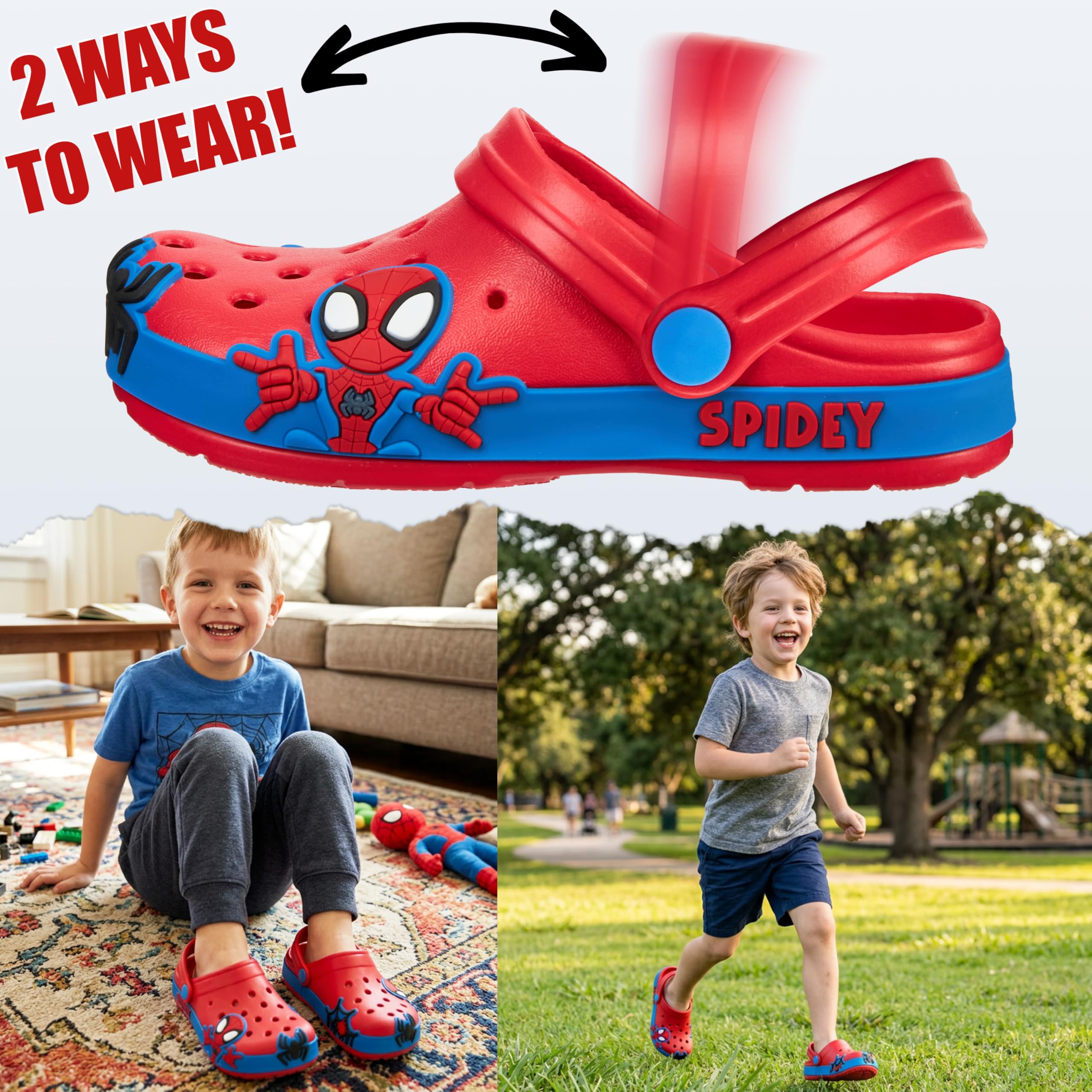 Get Trend Patrulla Canina | Disney Toy Story | Spidey y Sus Amigos | Barrio Sesamo Zuecos Niño, Pantuflas Niño Verano Antideslizantes, Zapatillas Casa y Jardín