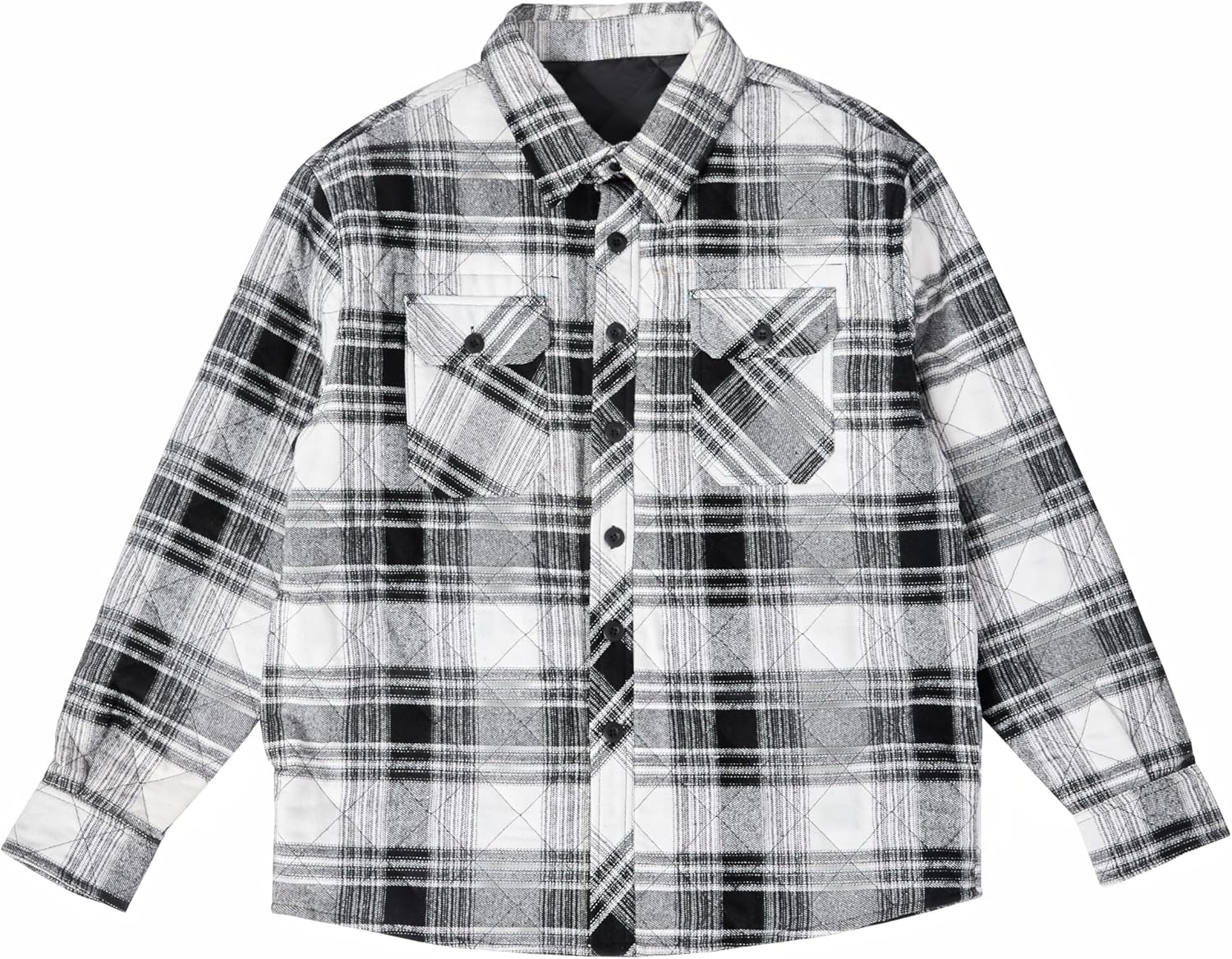 Smith's Workwear Men's Quilted Flannel Shirtjack - Image 8