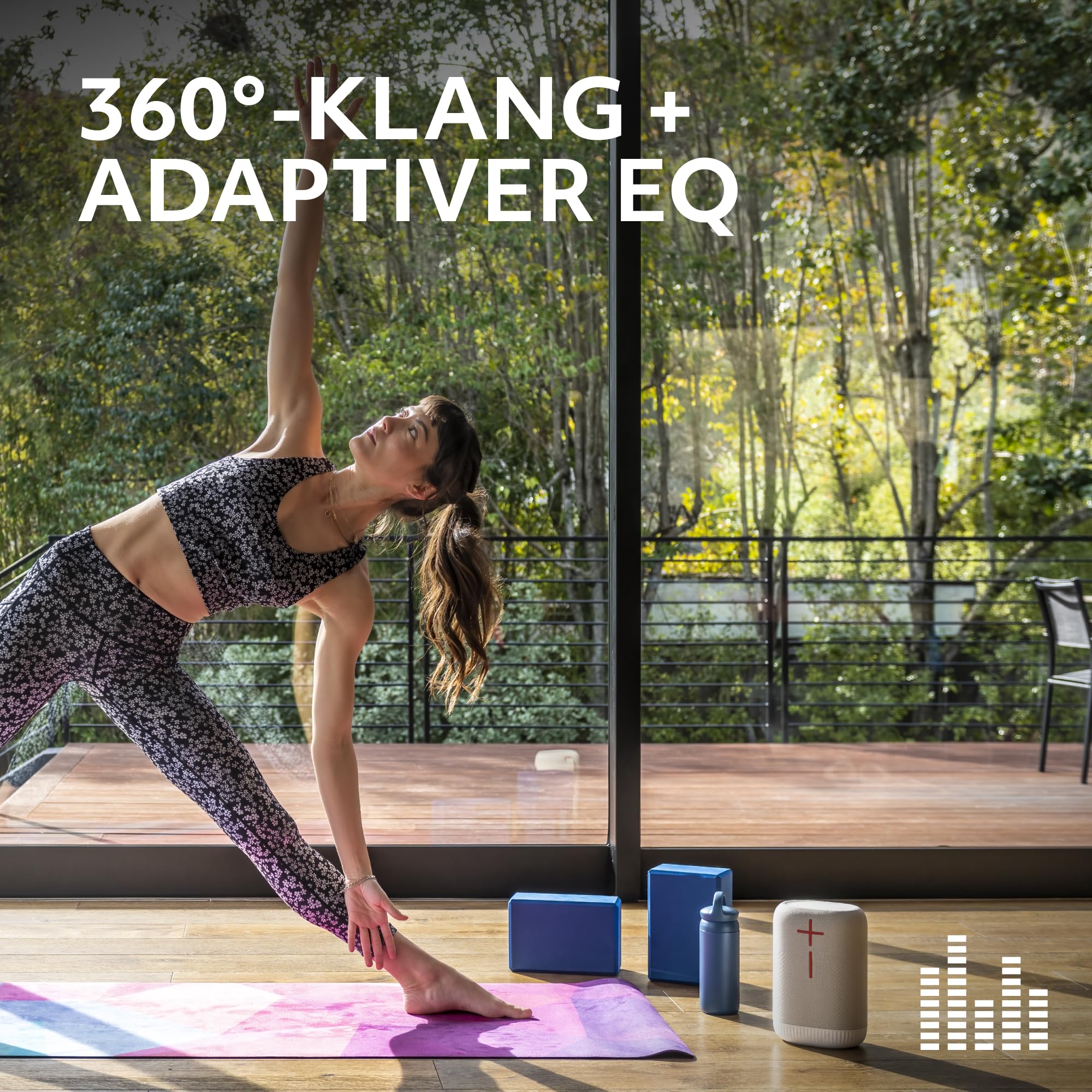 Ultimate Ears EPICBOOM, mobiler kabelloser Bluetooth-Lautsprecher | satte Bässe, immersiver 360°-Sound, adaptiver EQ, wasserdicht IP67, schwimmfähig, 17h Akku, 55m Reichweite - Schwarz