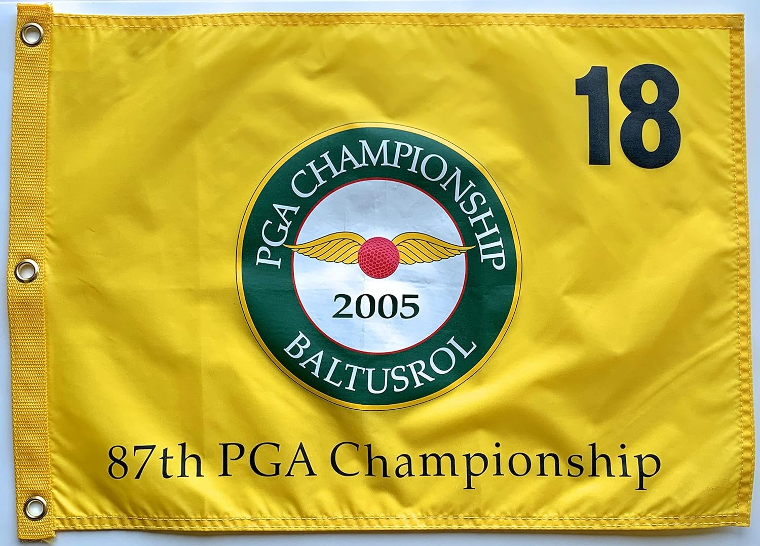 2005 Pga Championship flag baltusrol golf pin flag phil mickelson wins