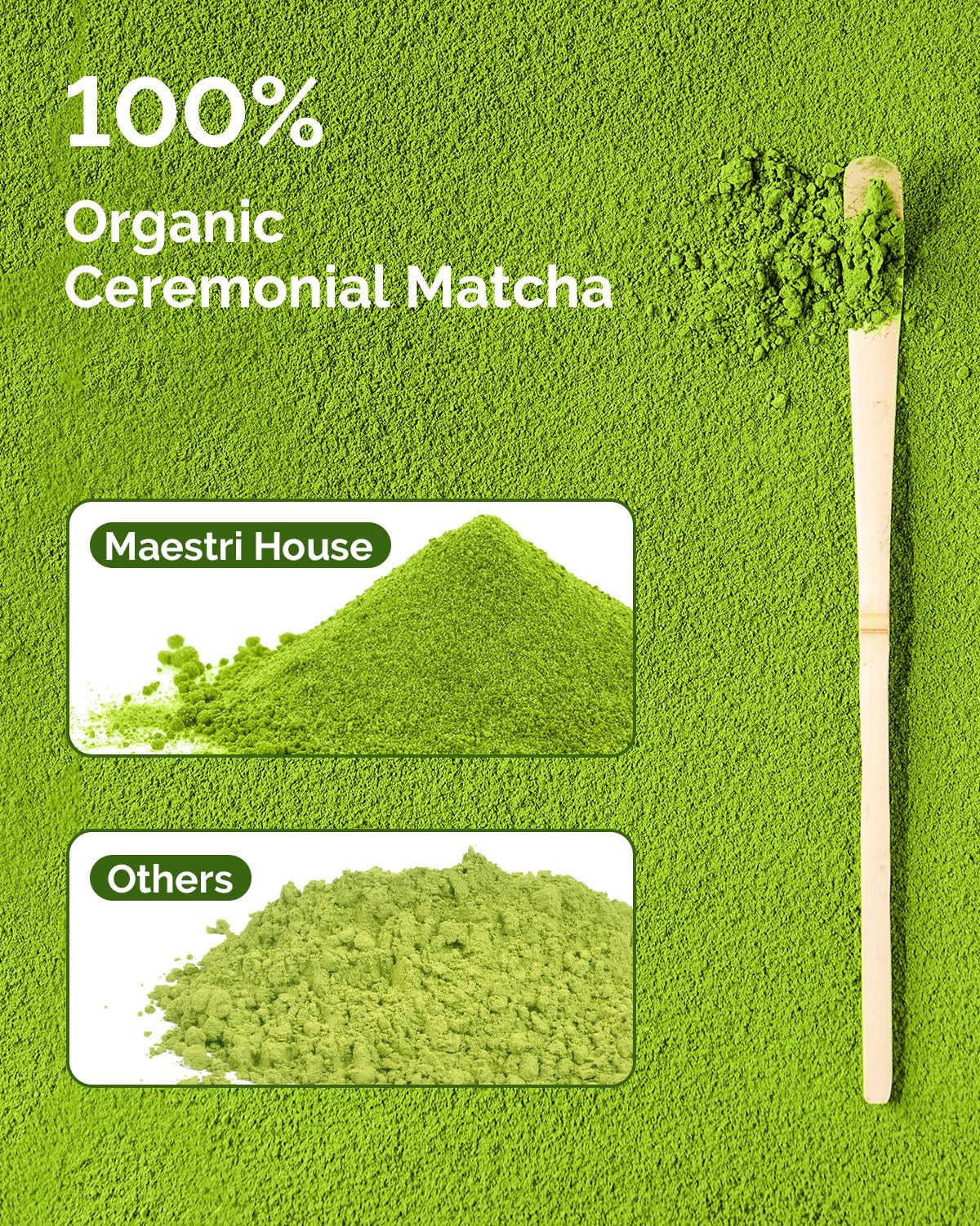 Organic Ceremonial Grade Matcha Green Tea Powder for Cafe Quality Tea Lattes Vegan Gluten-Free 1 06OZ — view 4