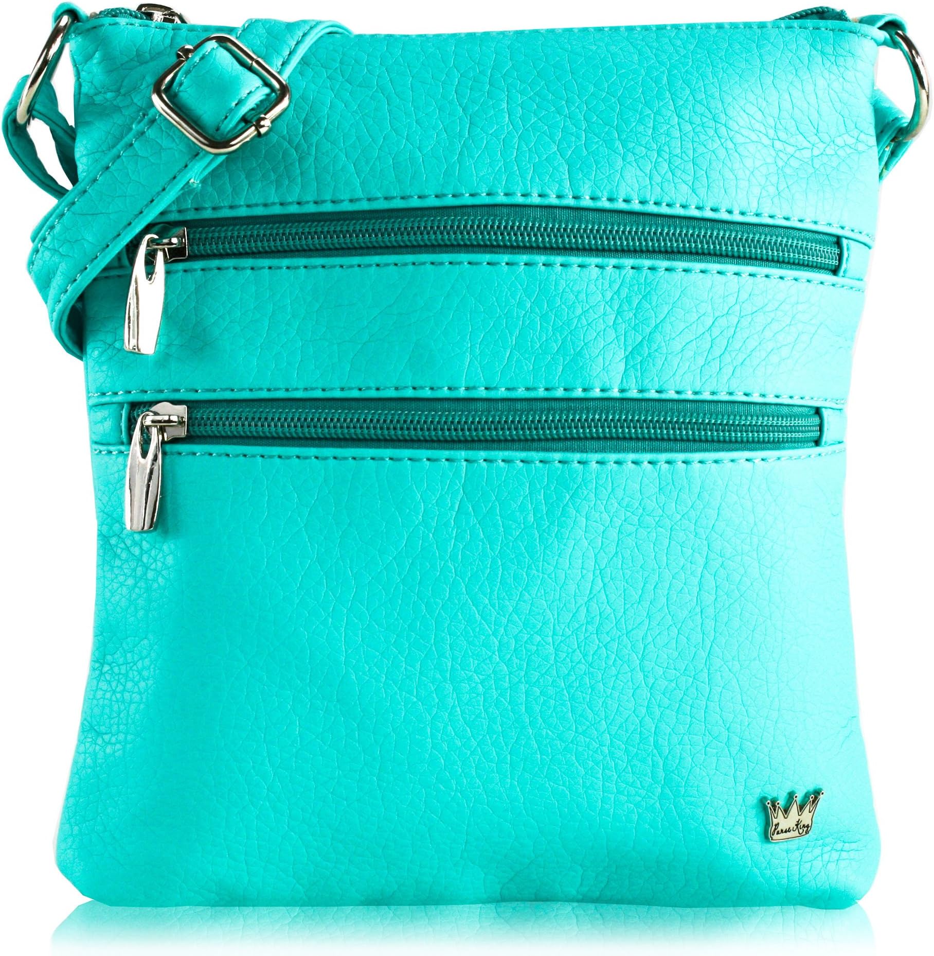 Purse King Heiress Cross Body Bag (Turquoise)