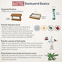 Vista 8 de Kaytee Alimento en forma de pastel de semillas para aves silvestres y gusanos de harina para azulejos, carboneros, pájaros carpinteros y más, 1.4