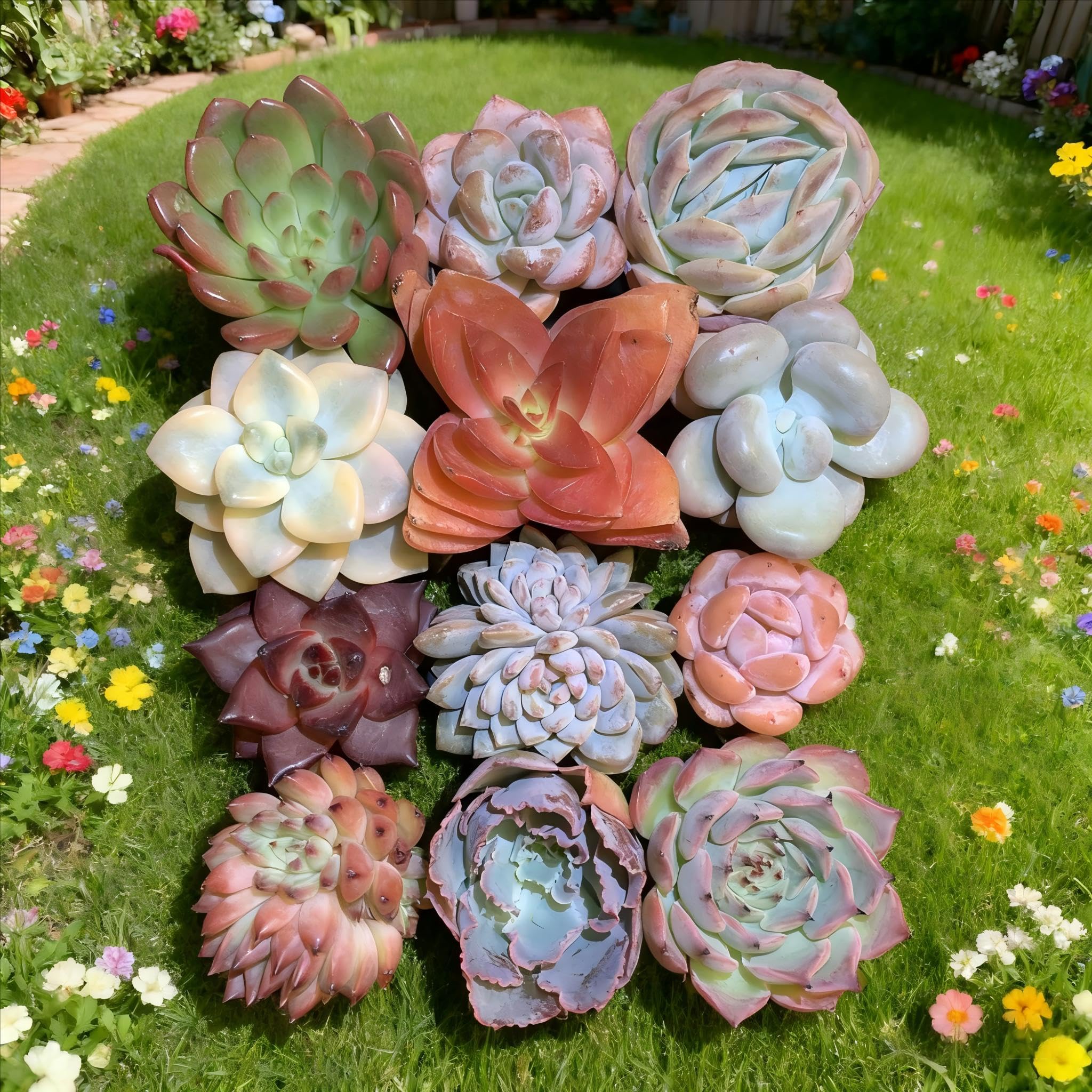 12 Pack Assorted Mini Succulents