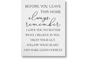 Before You Leave Wall Art: Unforgettable Farmhouse Decor