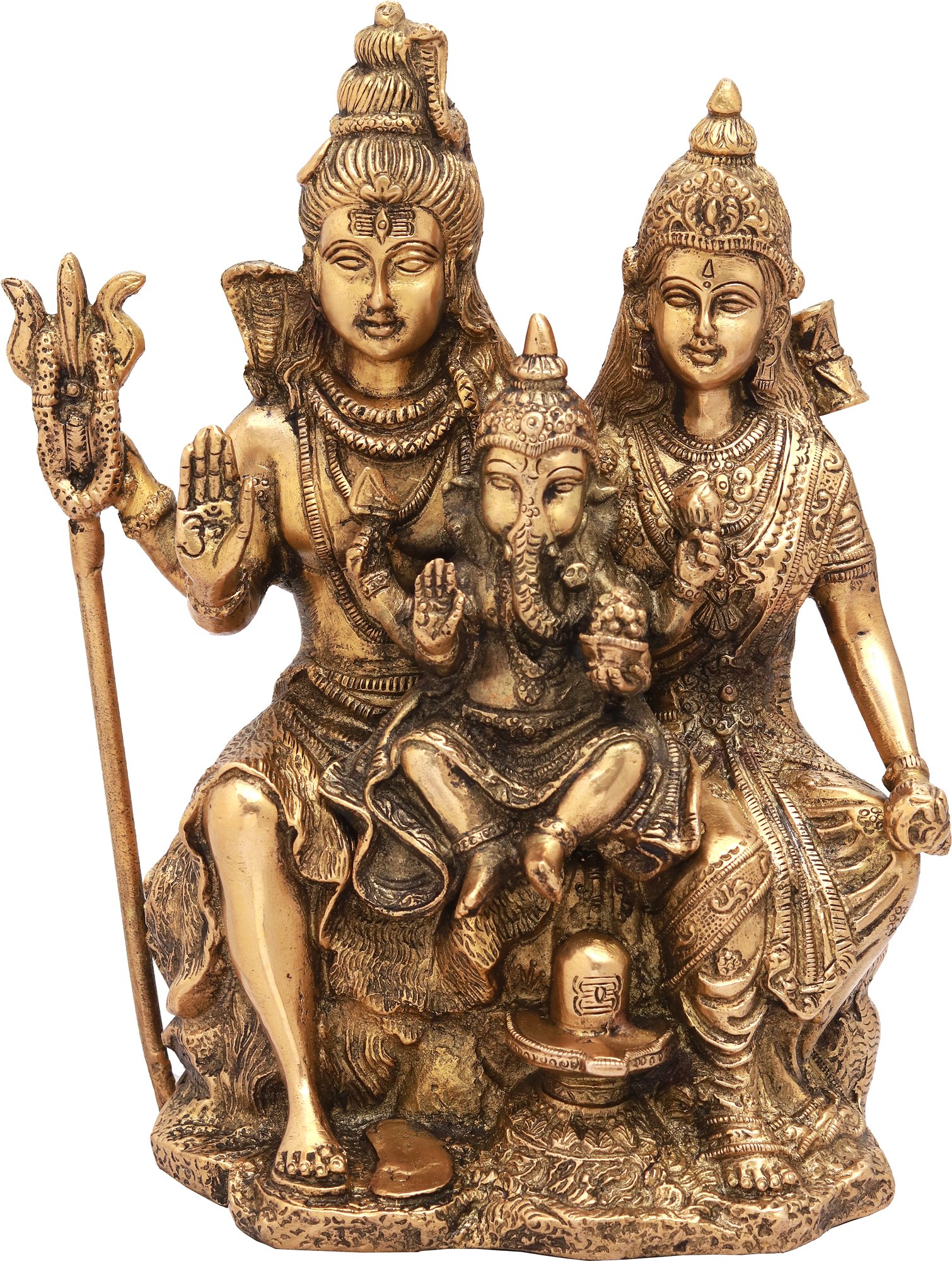 シヴァファミリー 置き物 Amazon｜エキゾチックインディアShiva Family (シヴァ) – 真鍮Statue