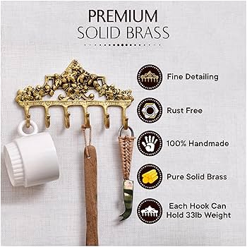 小物 PADLOCK KEY HANGER / GOLD 4pcs Golden Mini Multi-functional Padlock Lovely Luggage