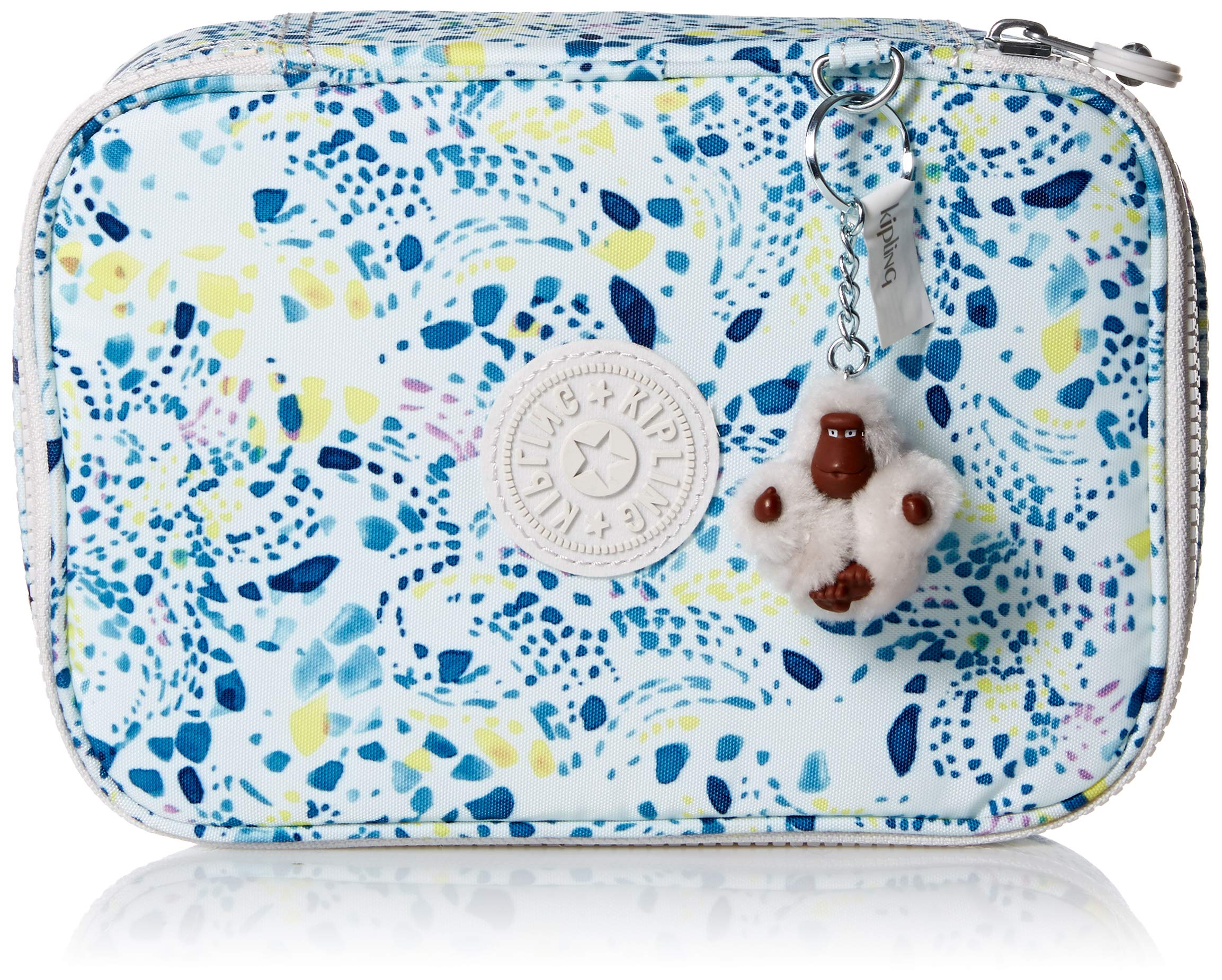 Kipling 100 Pens Pencil Case, Delicate Vines, 6" L X 8.25" H X 2" D