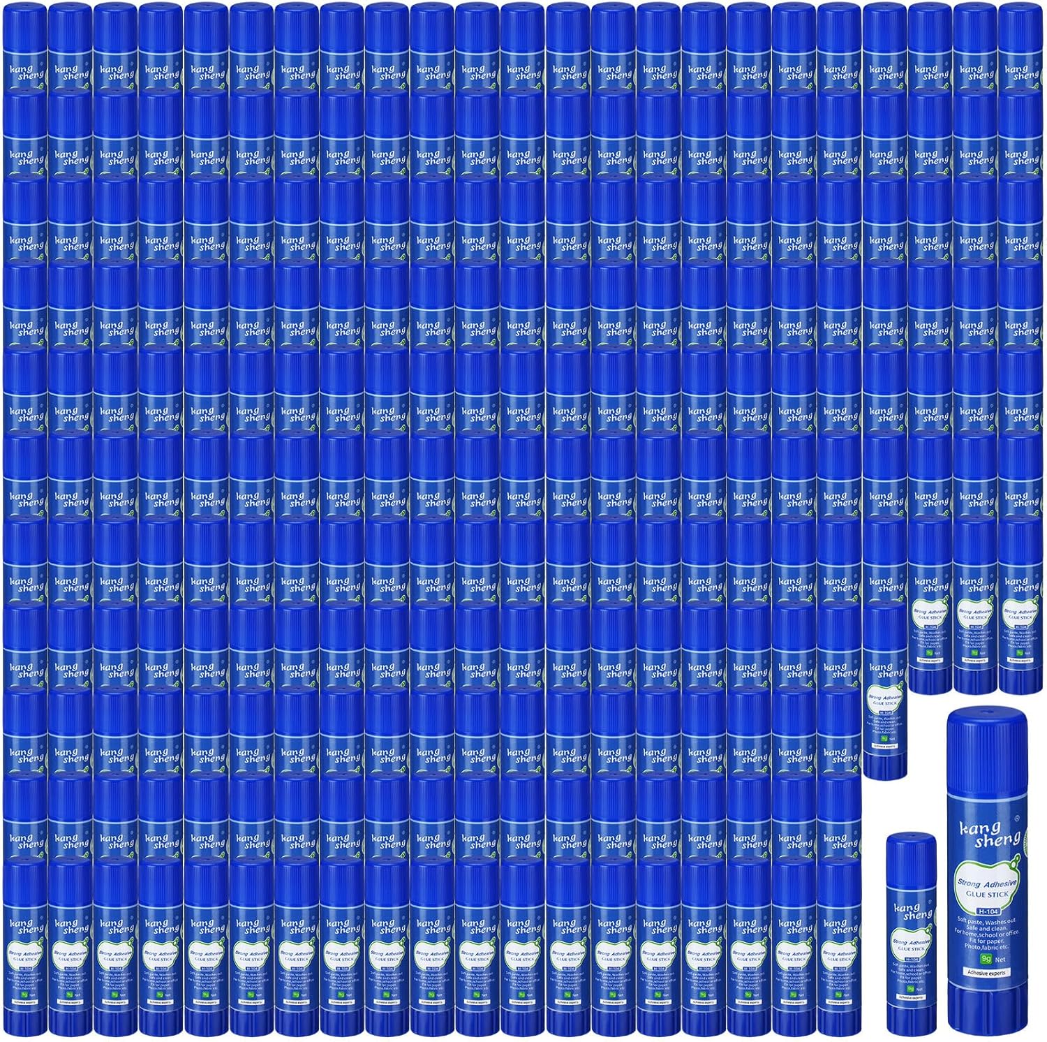 Qilery 300 Pcs White Glue Stick Bulk Washable Glue Sticks for Crafts 0.3 oz Adhesive Paper Scrapbook for Office Supplies Home Art Crafts