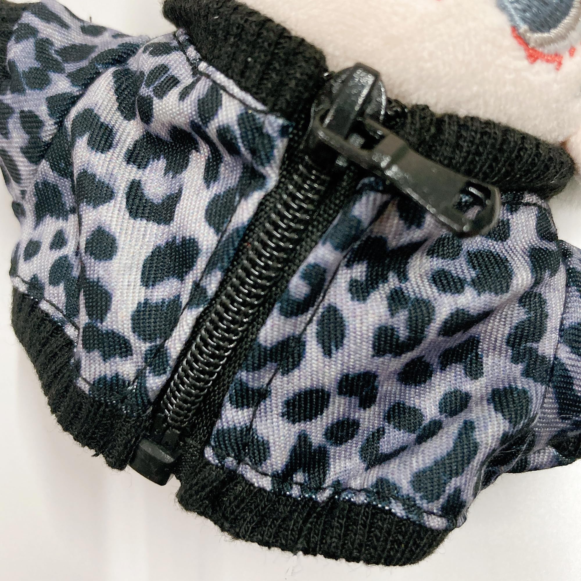 Amazon.co.jp: ヒョウ柄ジャケット 10cmぬい服 ブラック 着ぐるみ