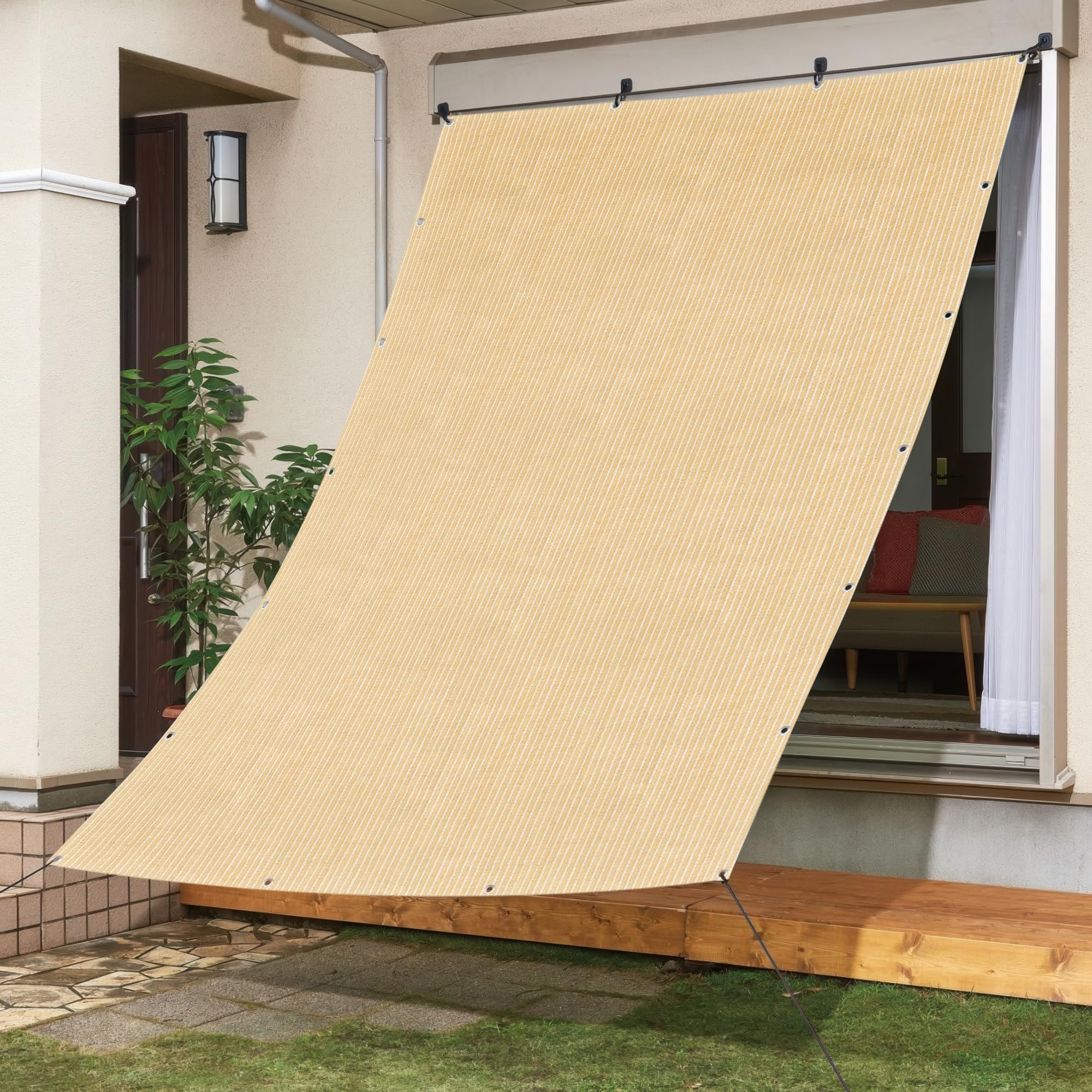 Amazon.co.jp: DANOFY 日除け シェード サンシェード 1m×2m - 日よけ