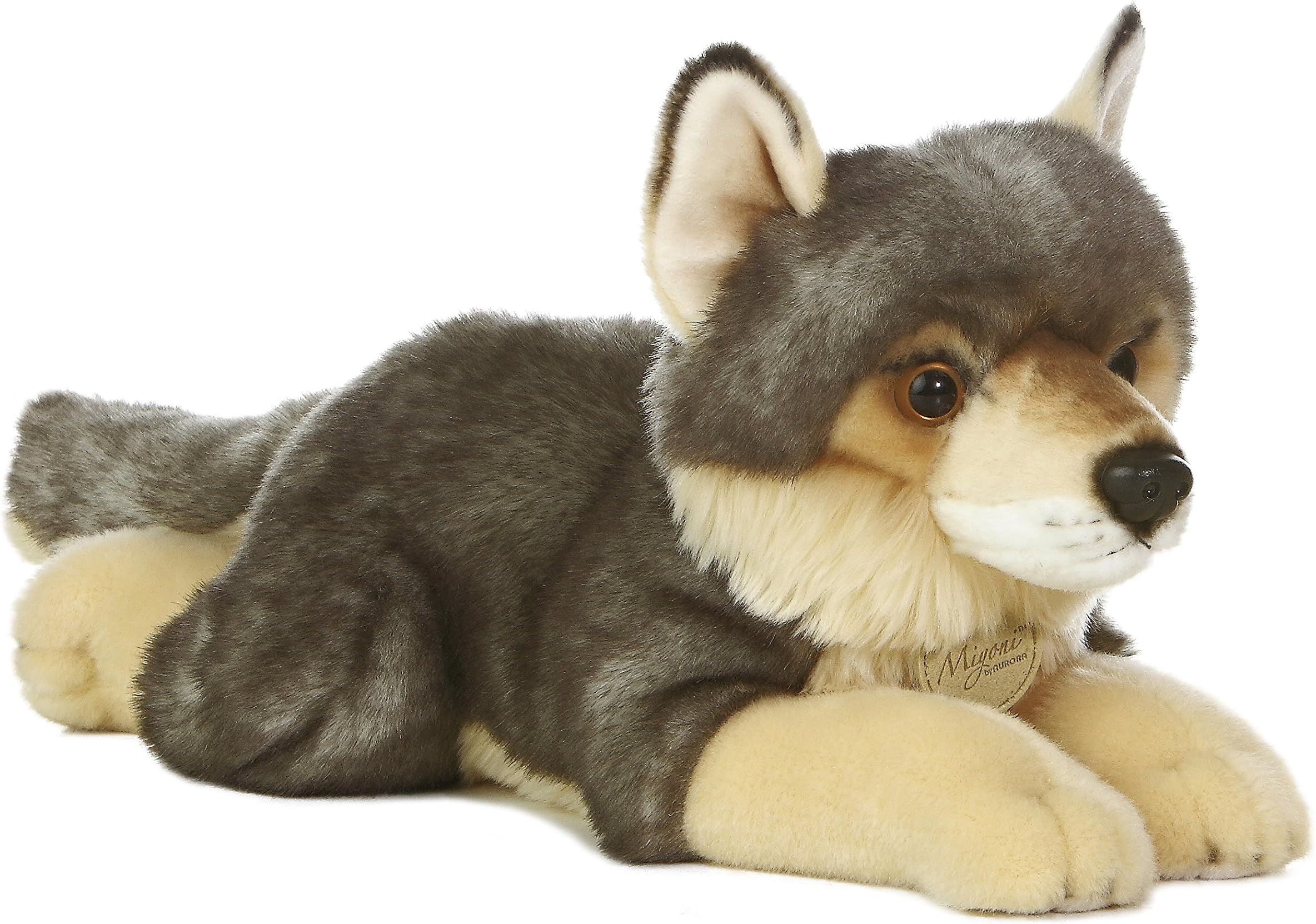 Aurora World Miyoni Wolf Plush, 16"