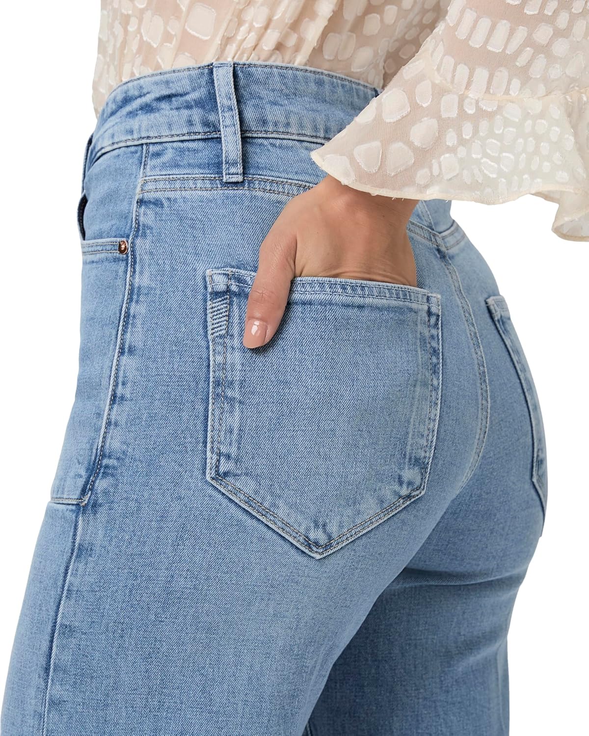 PAIGE Women's Anessa with Patch Pockets and Tab