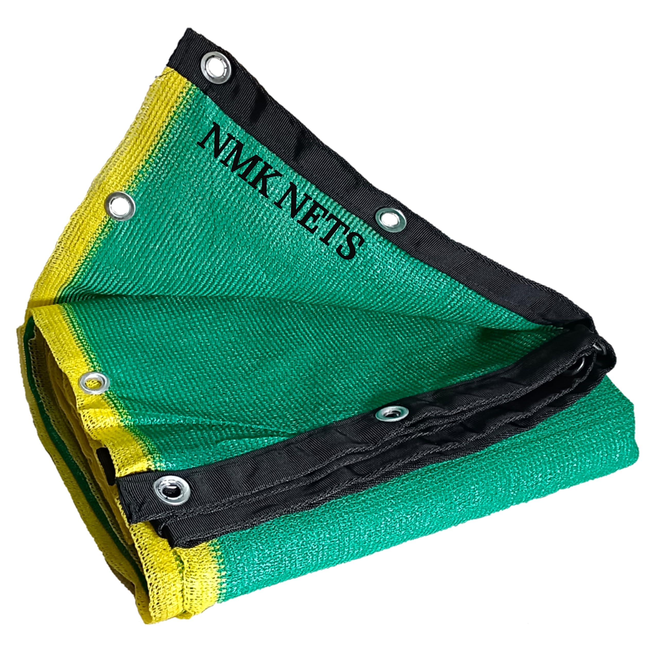 NMK NETS Shade Net 50% UV Protected for terrece Garden, Green House, Balcony and Gardening with All Four Side Eyelets (5 ft x 20 ft / 1.5 m x 6 m, Green) 80 GSM-picture-26