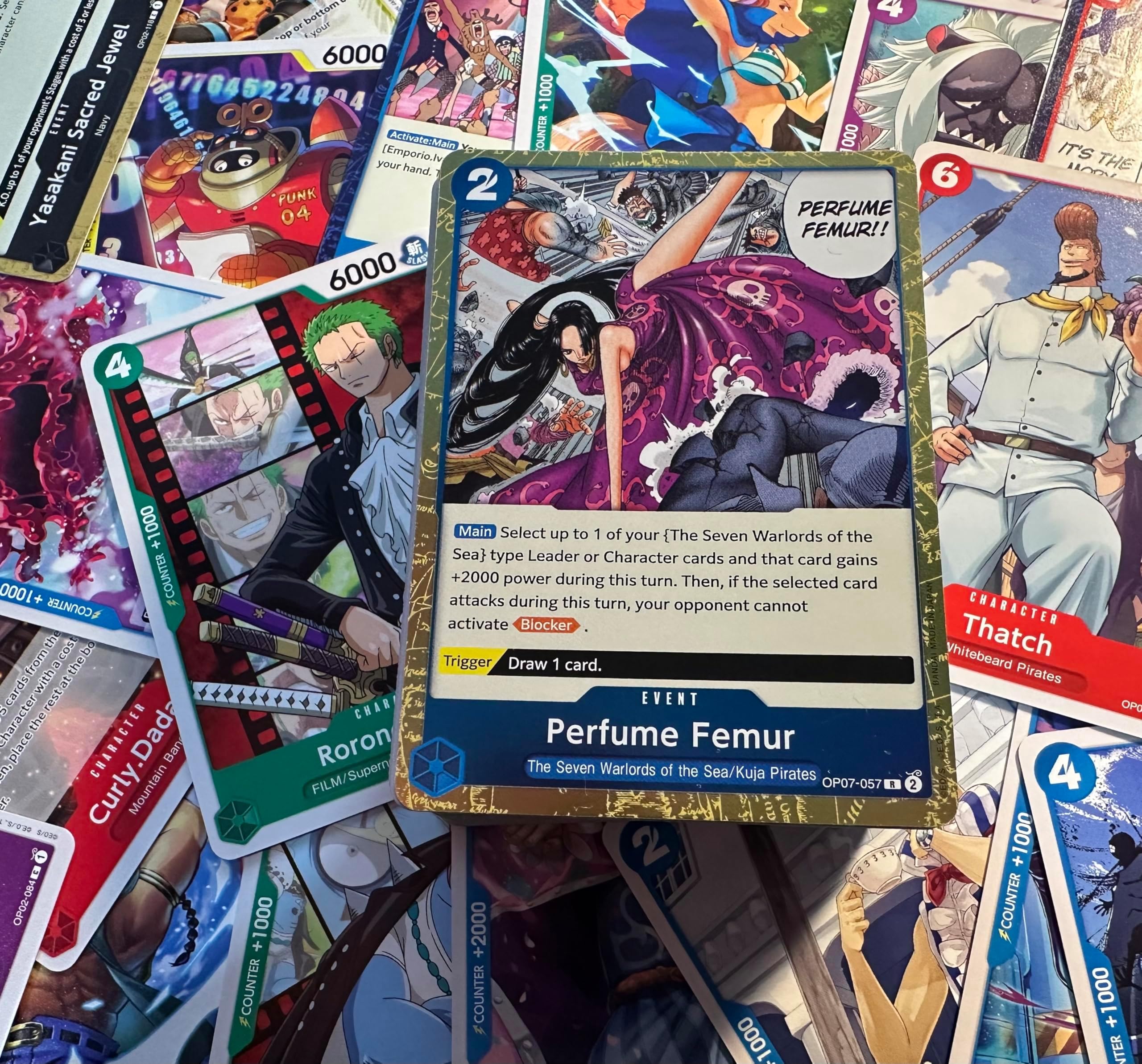 One Piece Cards, 50 Card Lot Includes 5 Foils, One Piece Card Game Booster Box w/hardtochooseone Logo