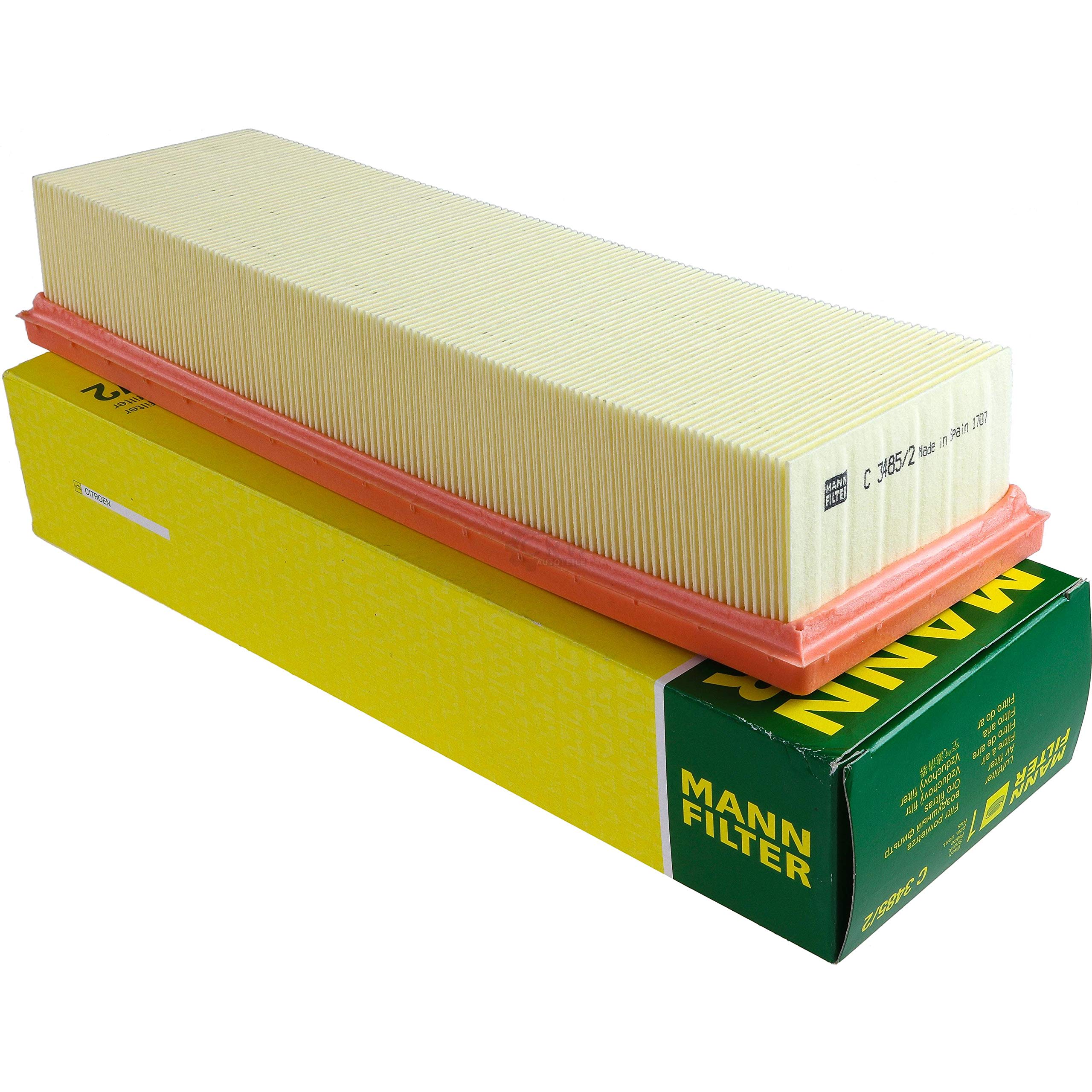 Paquete de inspección Kit de mantenimiento de filtros con filtro de aceite HU 711/51 x, filtro de aire C 3485/2, filtro de combustible WK 6031, filtro de habitáculo CUK 2940, anillo de