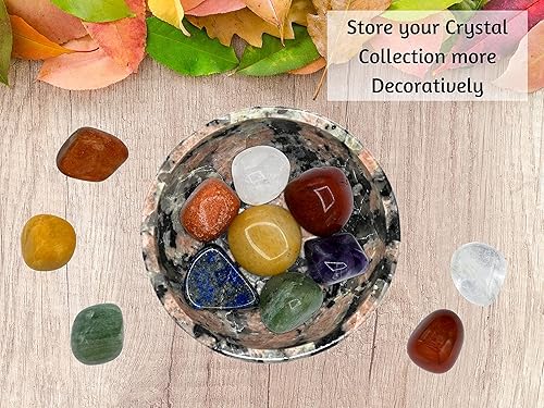 Miniatura 13 de Amazing Gemstone Clear Quartz Crystal Bowl - 2" Gem Stone Bowl for Altar Offering