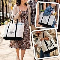 Vista 2 de DISCOUNT PROMOS Juego de 10/50/100 bolsas de mano no tejidas de color recortado, paquete a granel personalizado, duraderas, resistentes al agua