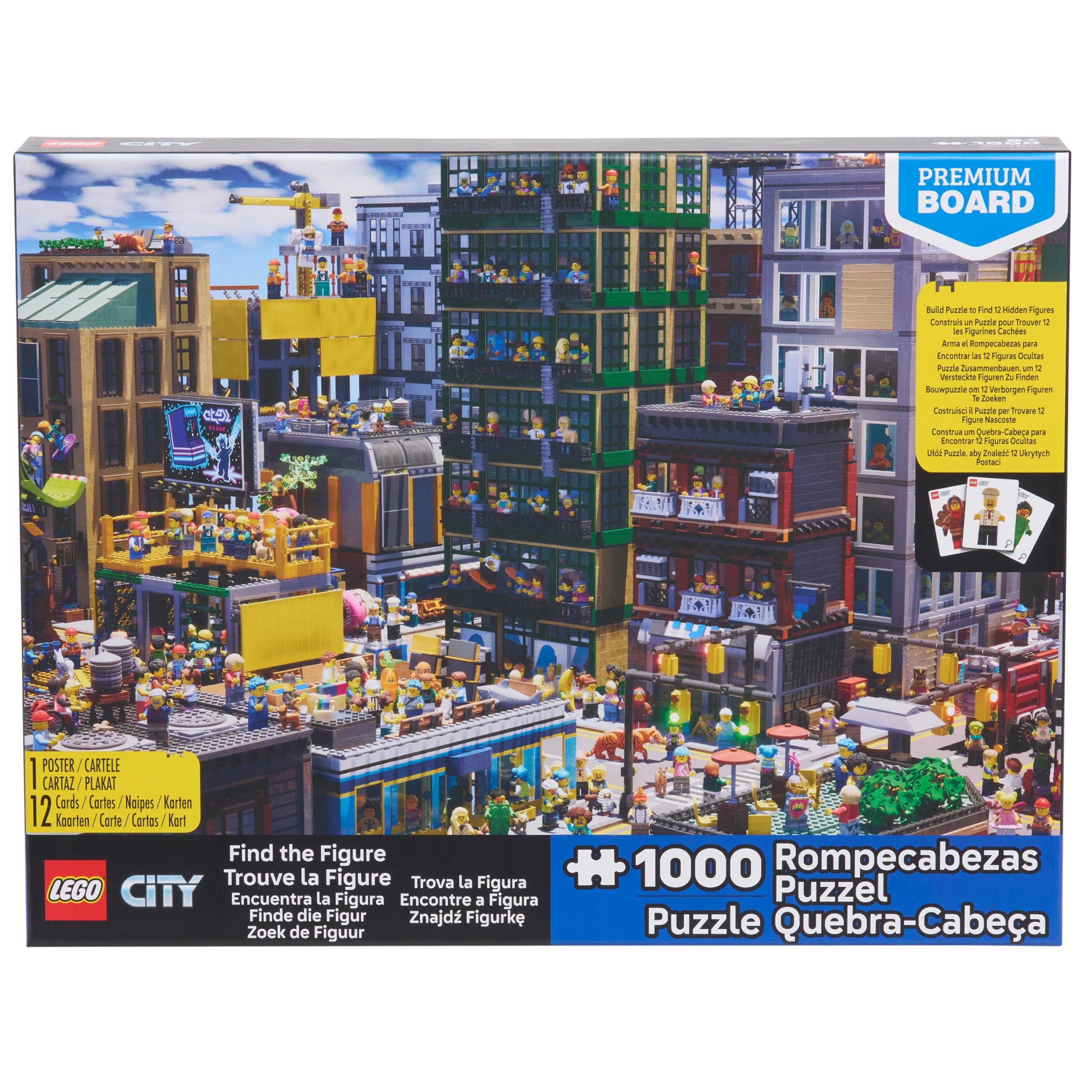 LEGO® City Find the Figure Puzzle, 1000 Pieces