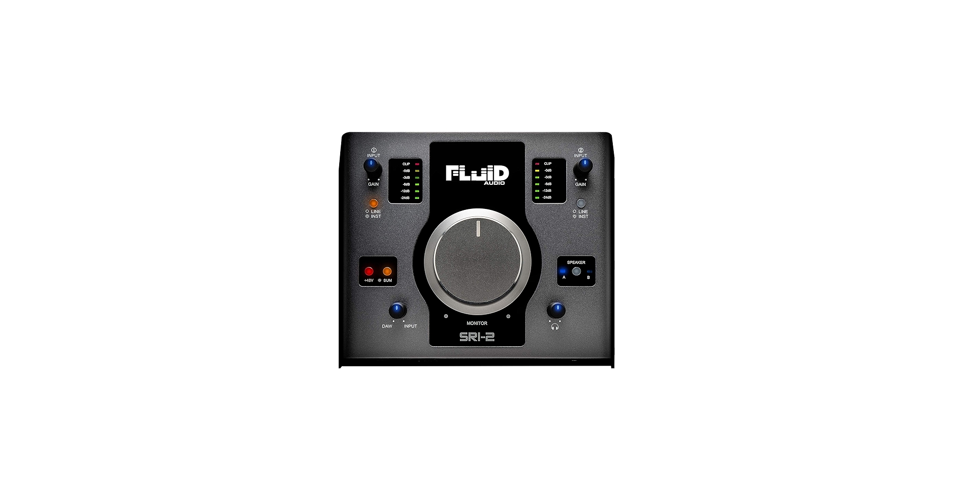 Amazon.com: Fluid Audio SRI-2 : 2x2 USB desktop wedge w/24