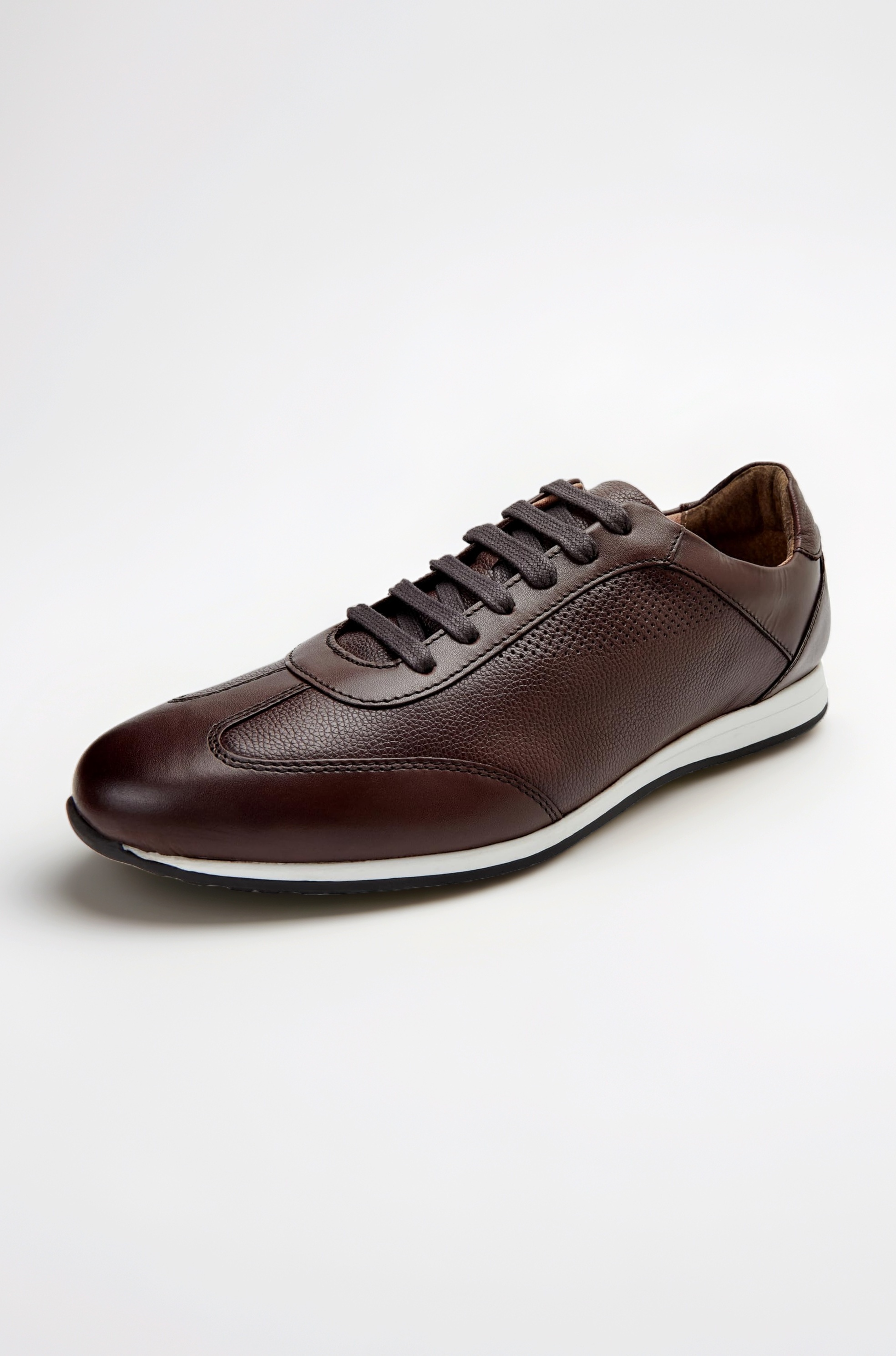 Mens Smart Casual Leather Sneakers