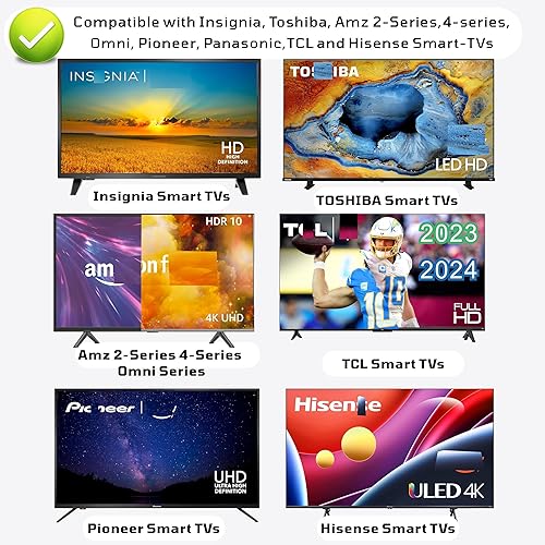 Miniatura 3 de L5B83H - Control remoto de voz inteligente de 2 generación, apto para Fire AMZ Smart TVs Stick de 2 generación, Smart TVs Cube de 2 generación,