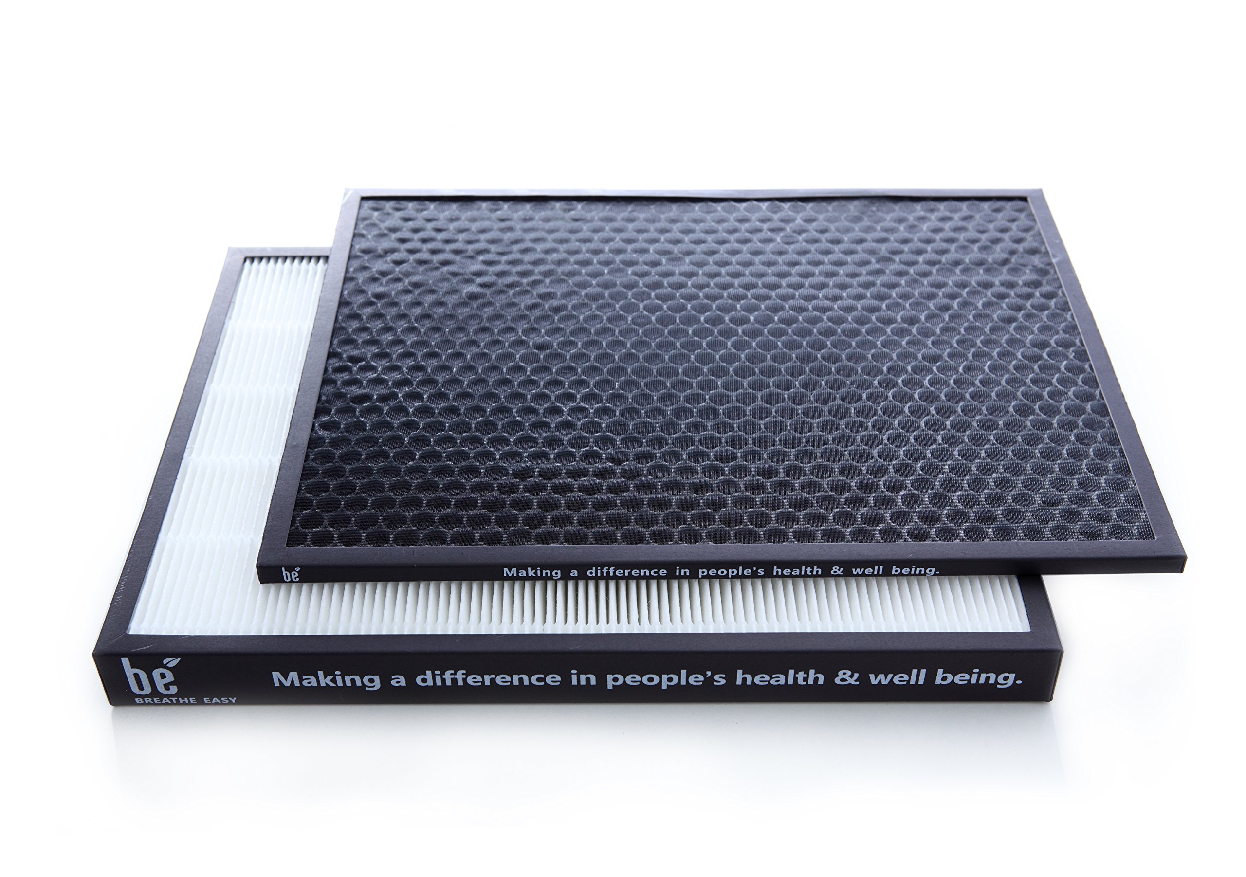 BreatheEasy Compatible Replacement Filter for Sharp Fu-A80e-W (Black, 12x2.5x16-inch)