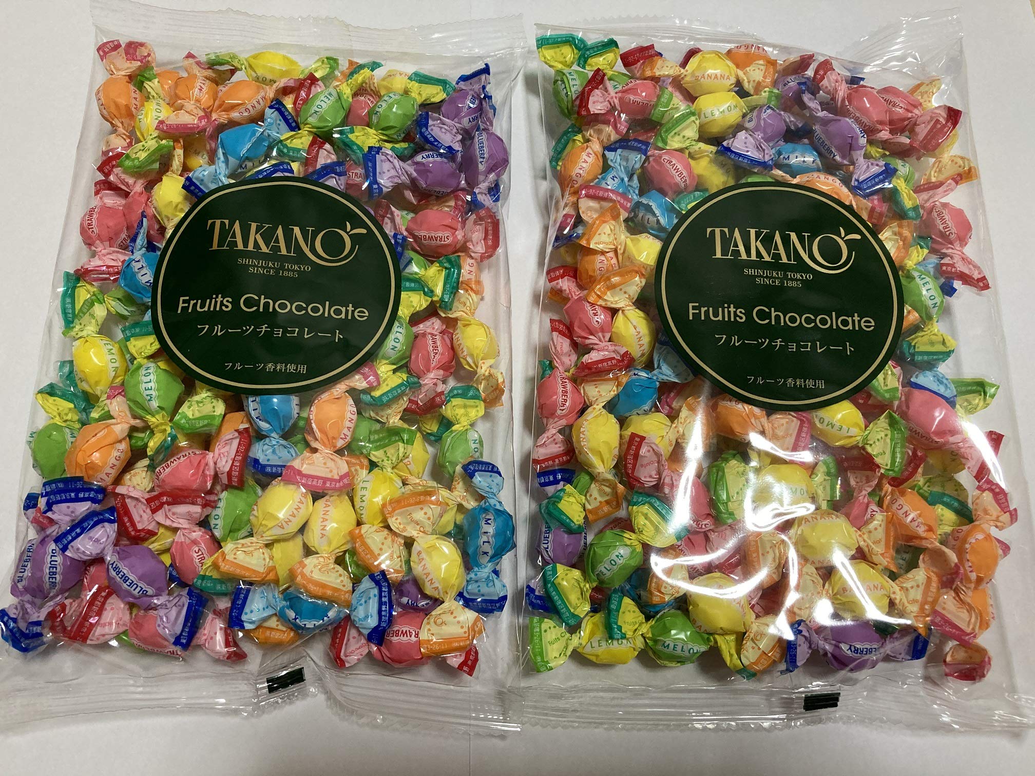 Amazon.co.jp: 新宿高野 フルーツチョコレート 340g 平袋 2個セット