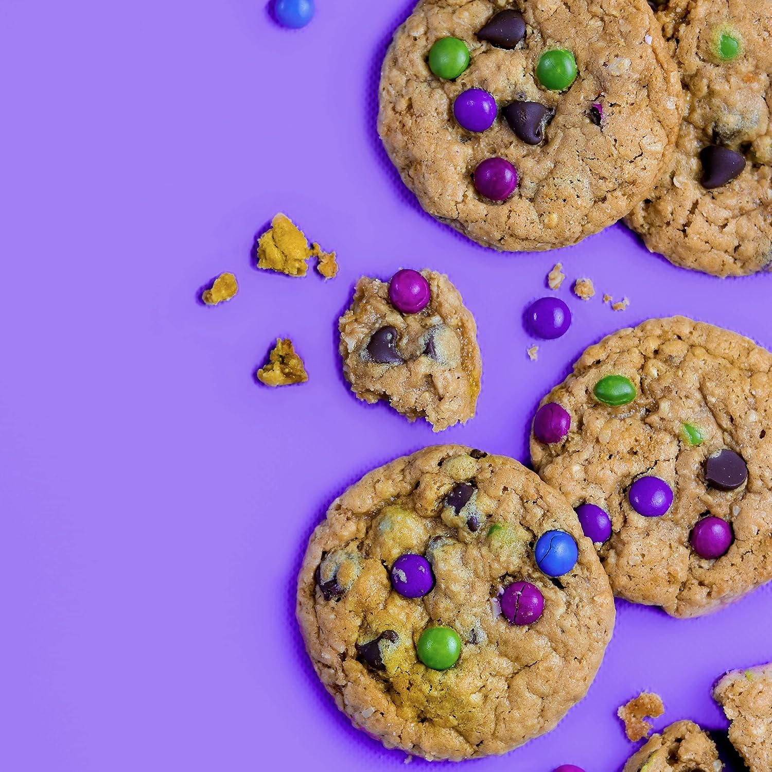 Miss Jones Baking Gluten-Free Chocolate Chip Cookie Mix - More Chocolate Chips, 50% Lower Sugar, Naturally Sweetened Desserts & Treats (Pack of 6)