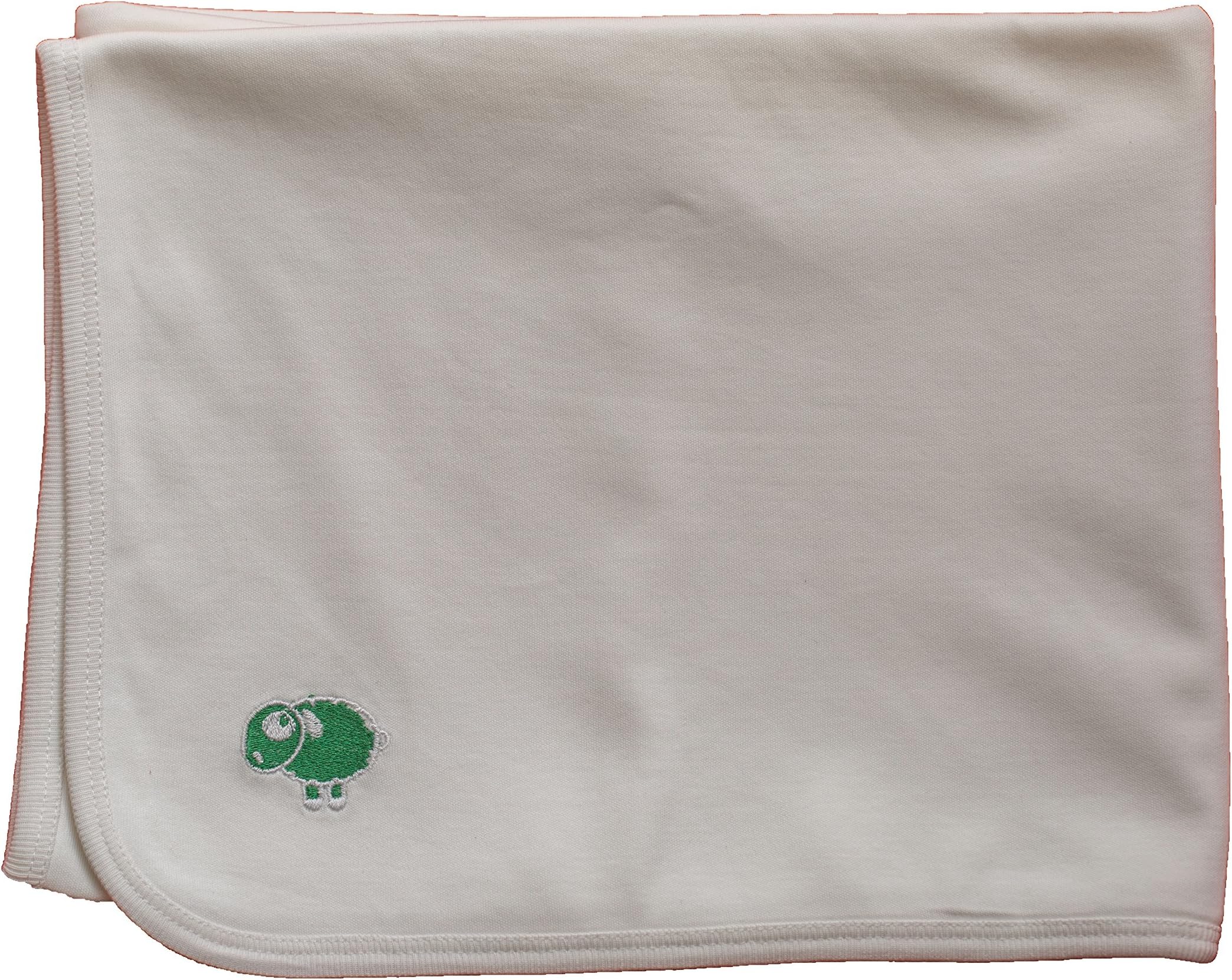 Receiving Baby Blankets White Keep the Baby Warm, Gots Certified 100%organic Cotton