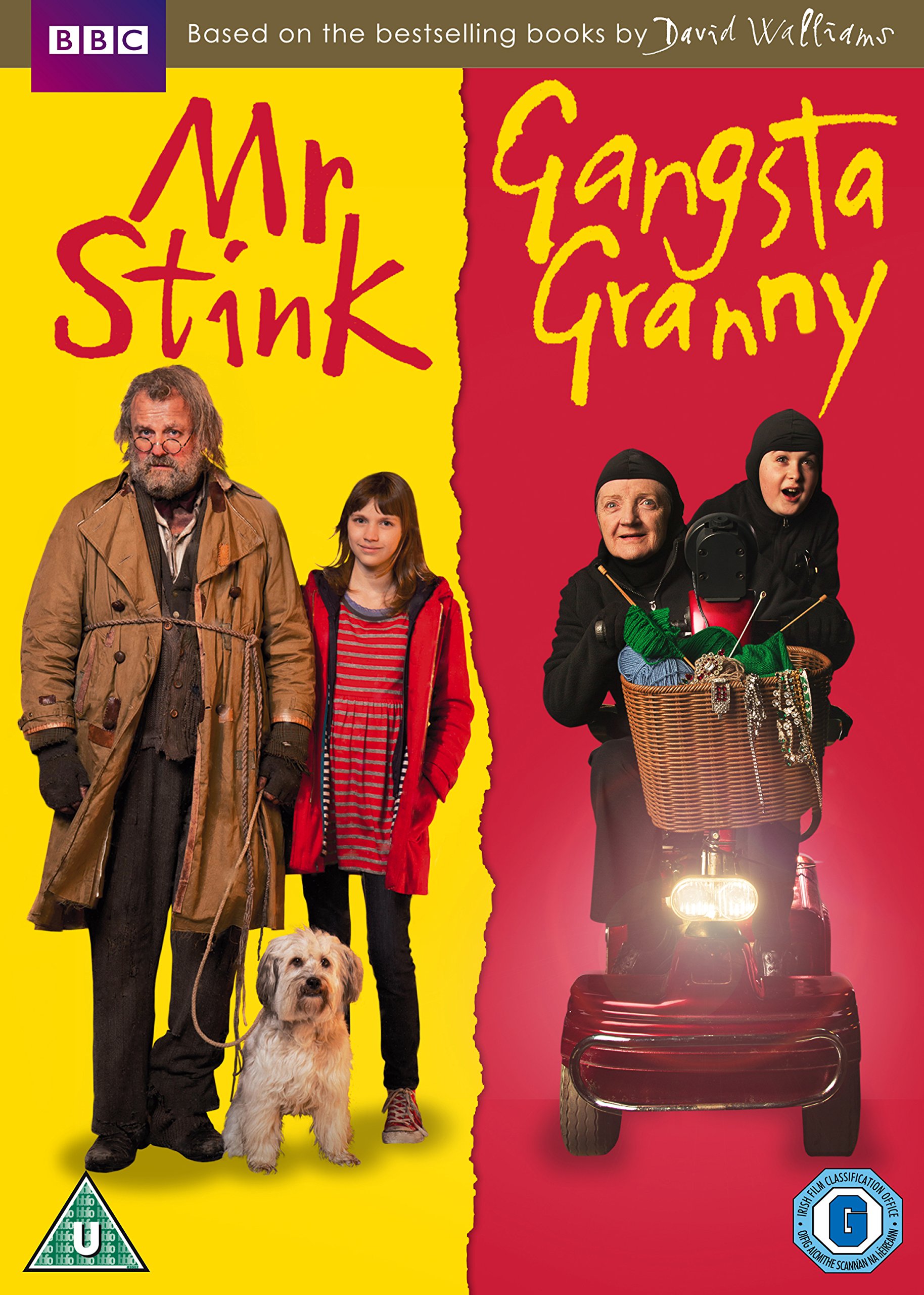 2014 FACTORY SEALED DVD SET - DAVID WALLIAMS GANGSTA GRANNY & MR STINK - PAL