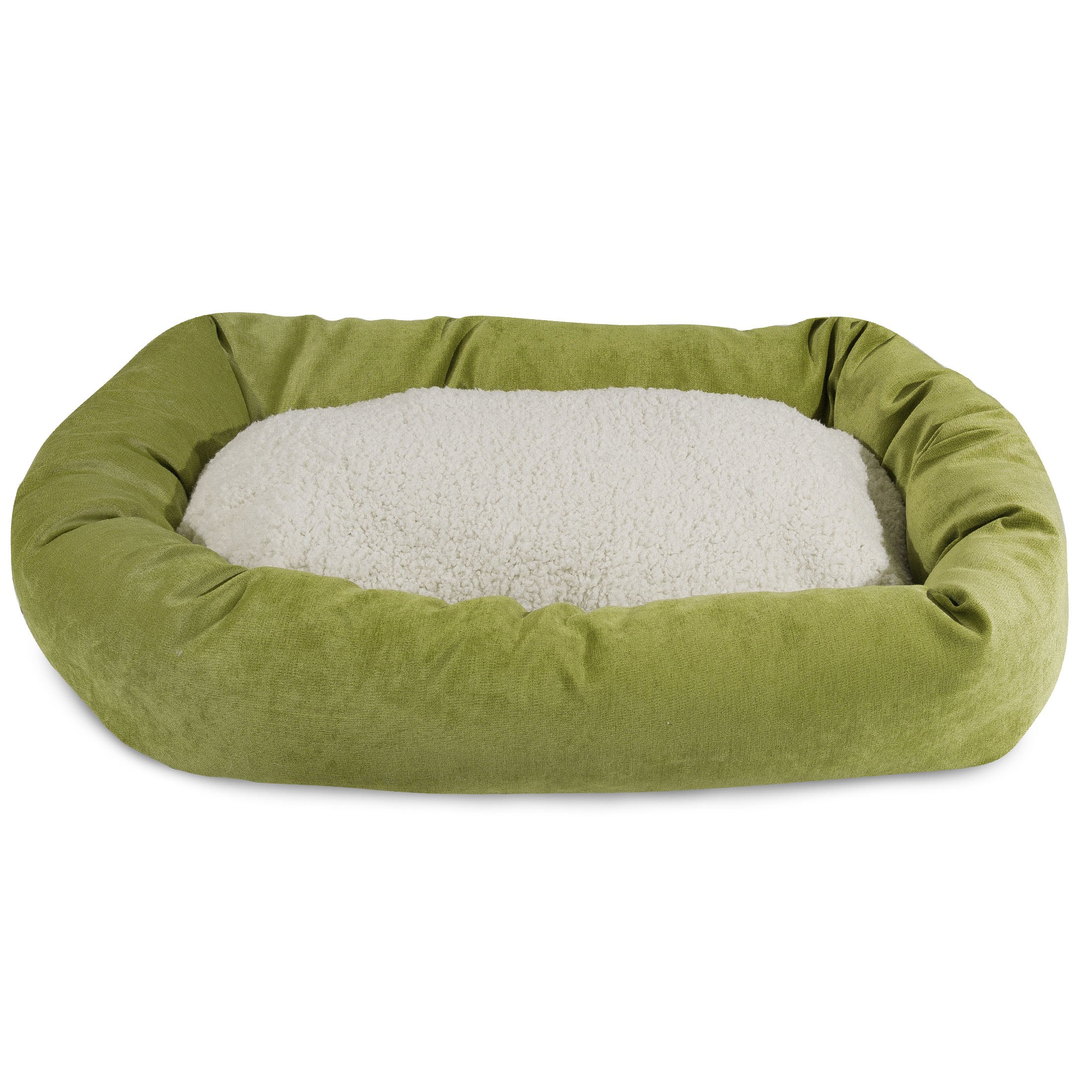 Photo 1 of 24 inch Apple Villa Collection Sherpa Bagel Dog Bed 24-Inch Apple