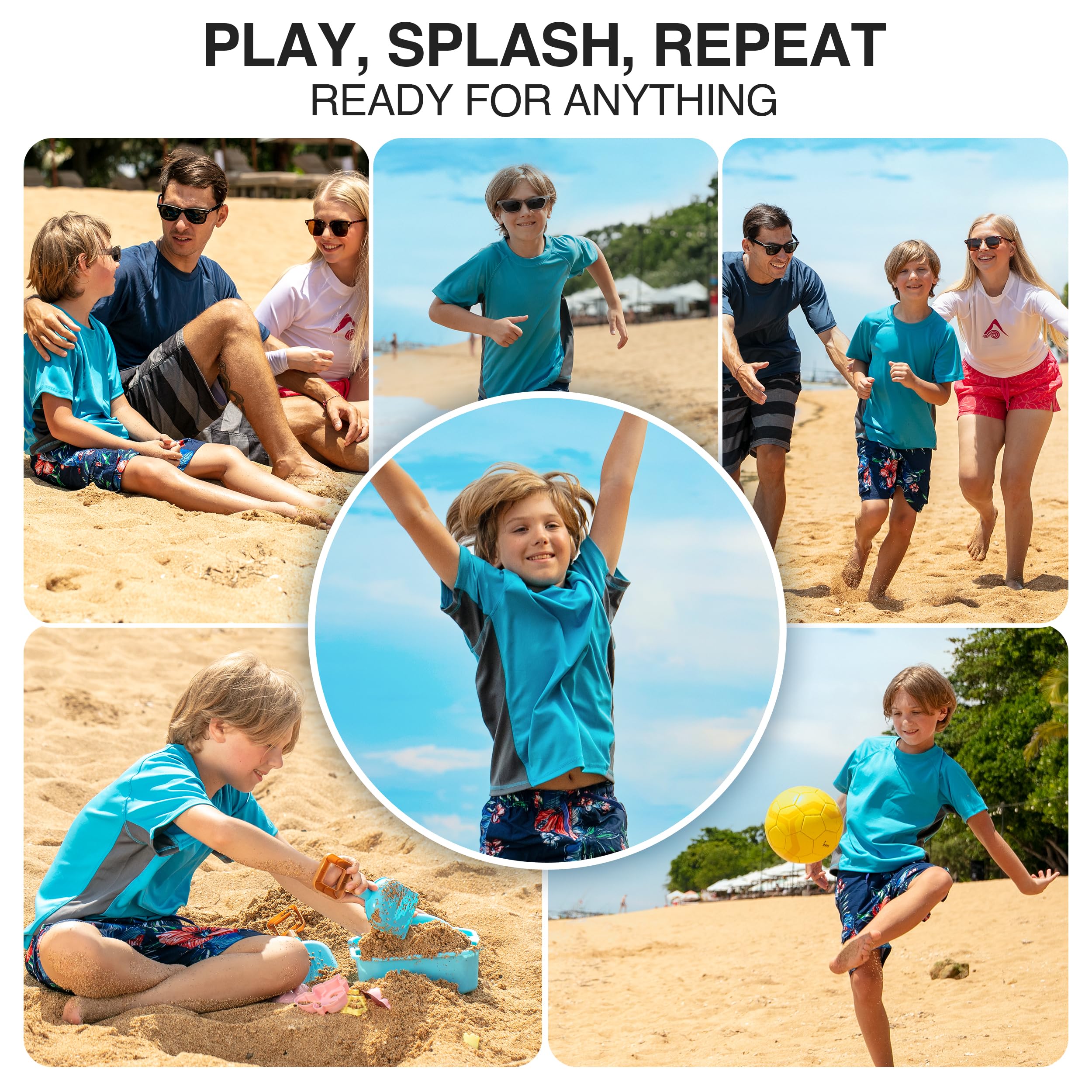 Kanu Surf Jungen Rash Guard Hemd