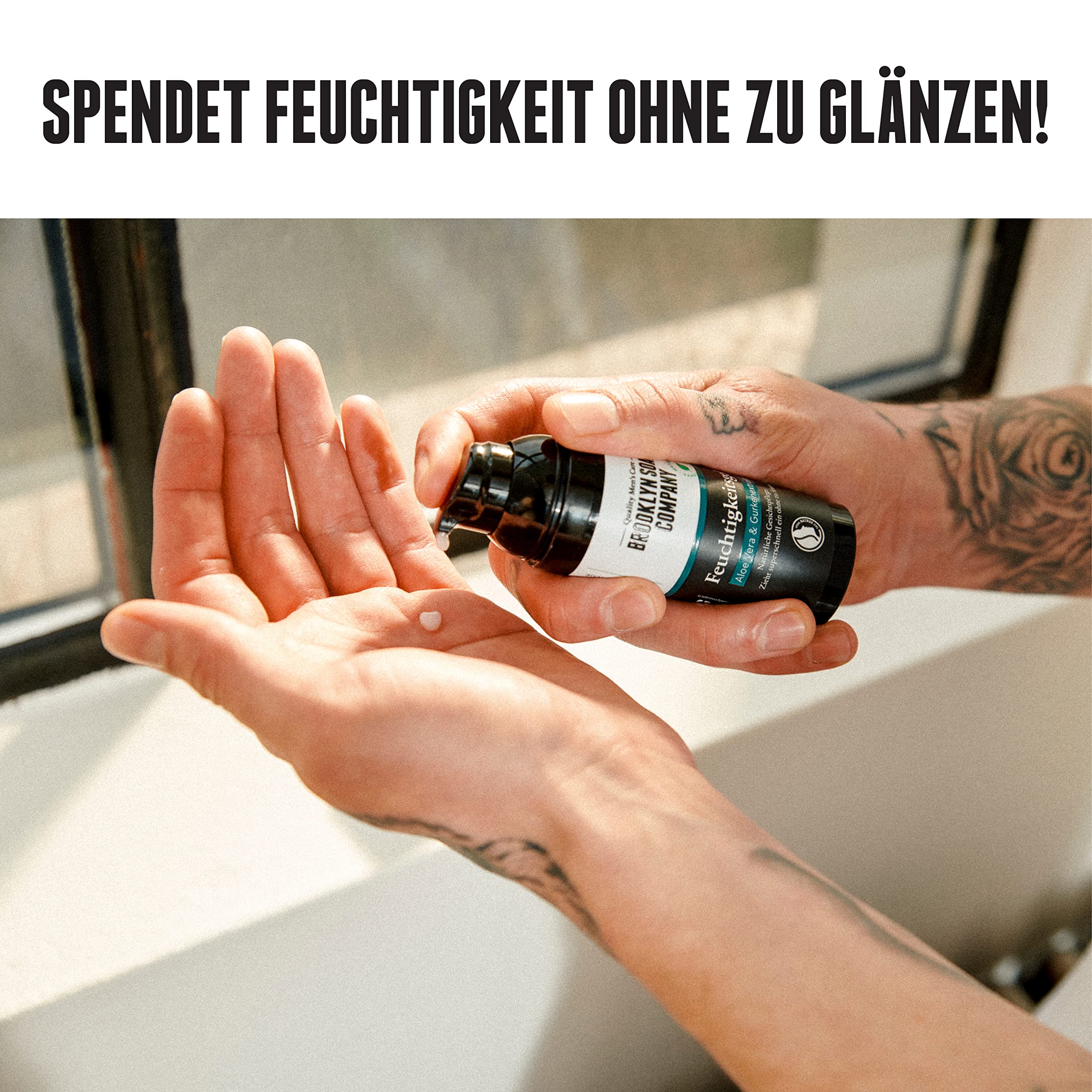 Gesichtspflege Box · Brooklyn Soap Company · Gesichtspflege Set für Männer inkl. Gesichtscreme, Waschgel, Feuchtigkeitsgel & Augencreme