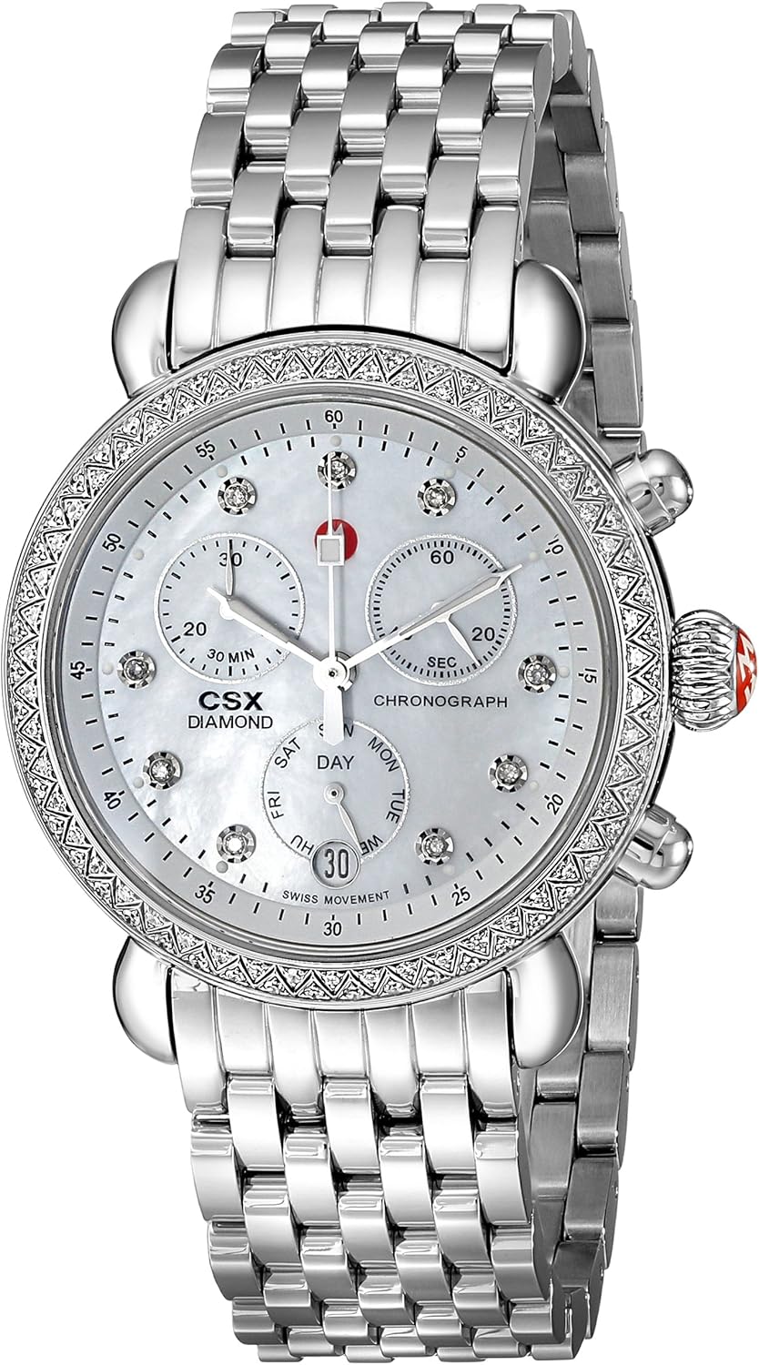 MICHELE Montre Femme en Acier Inoxydable avec Togo Ubuy